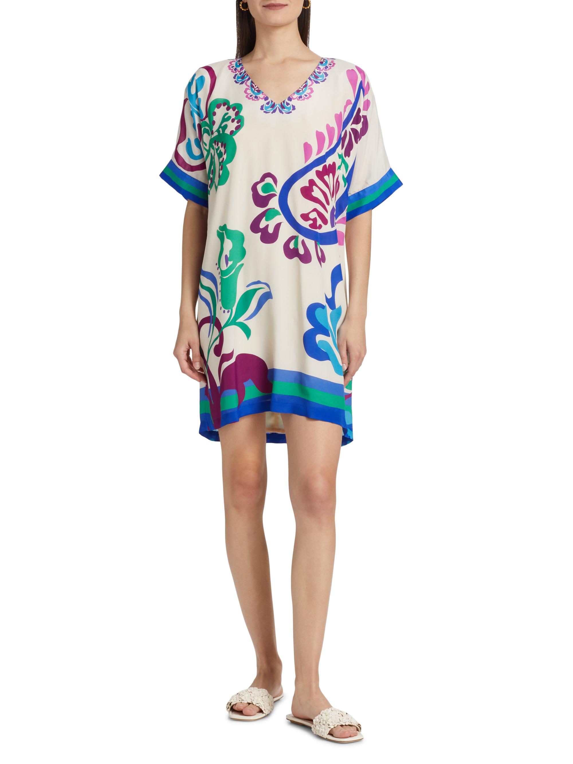 Johnny Was Tate Printed Shift Minidress | Saks Fifth Avenue