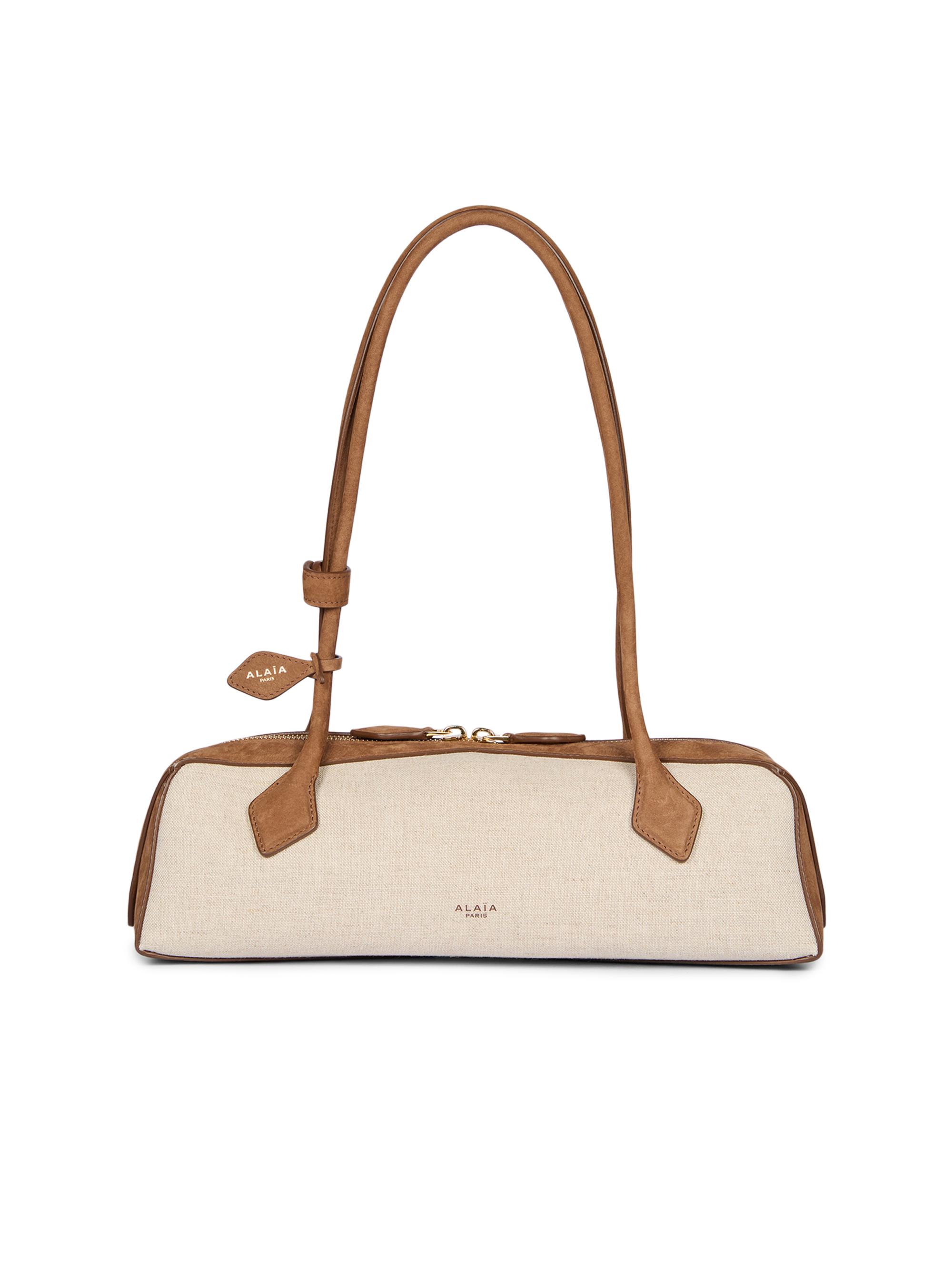 Alaïa Women's Teckel  Leather Baguette Bag - Terre D Ombre