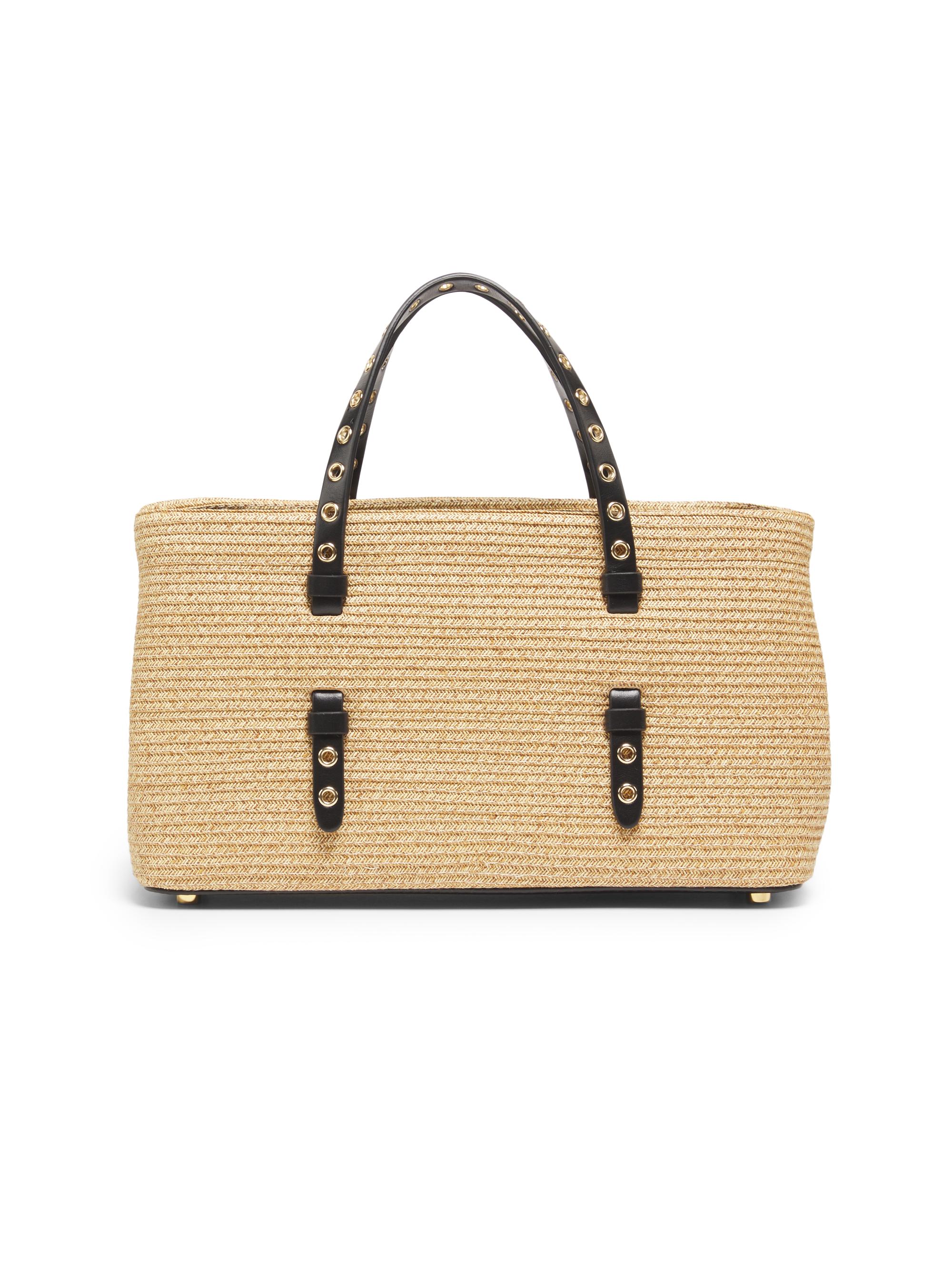 Alaïa Women's Raffia Top Handle Bag - Naturel