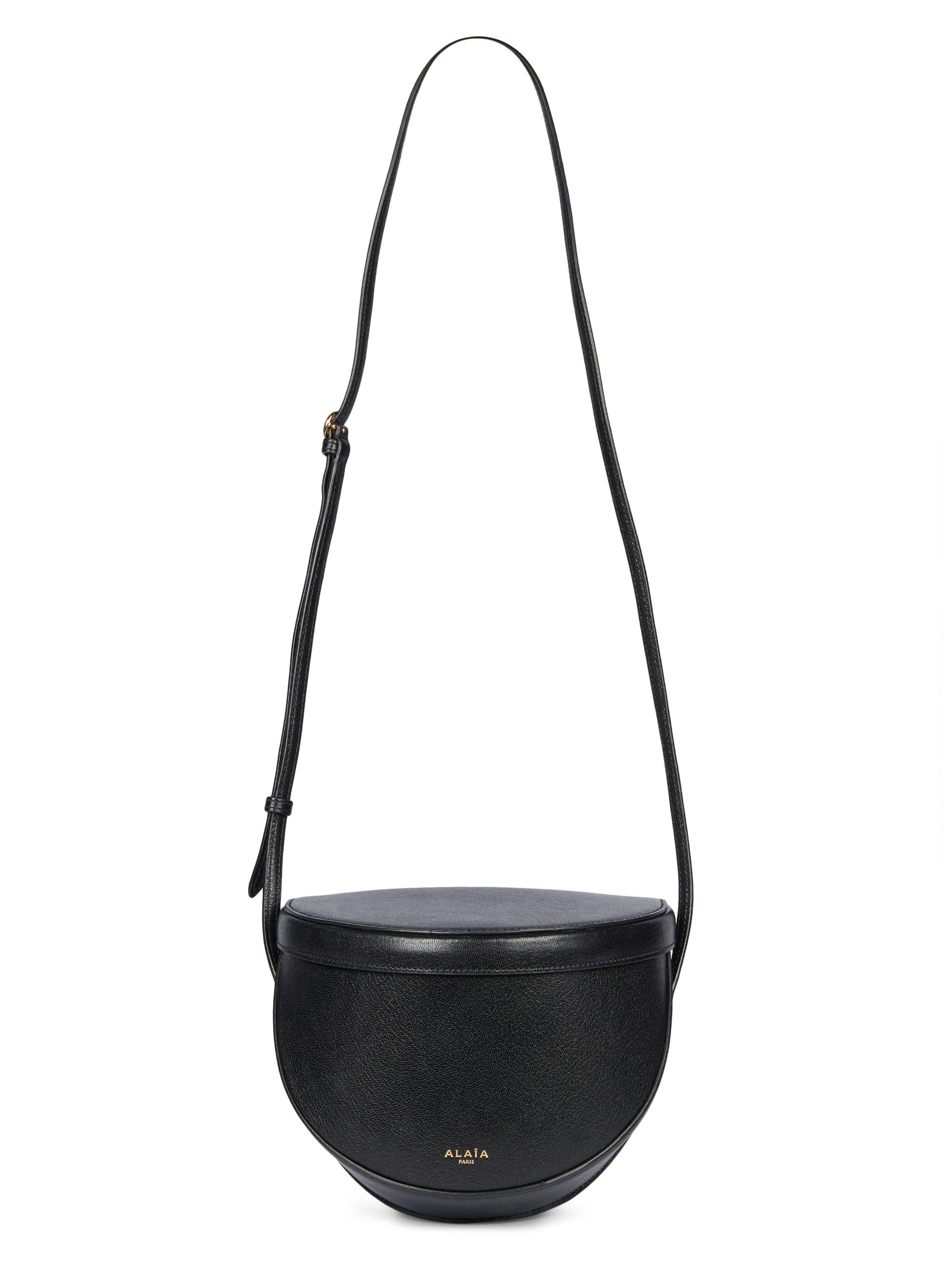 Alaïa Women's Drum Leather Shoulder Bag - Noir