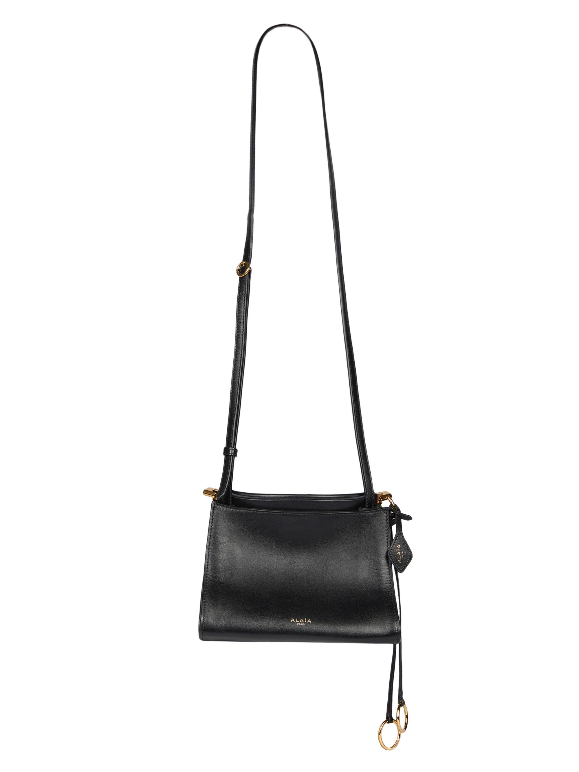 Alaïa Women's Square Leather  Shoulder Bag - Noir