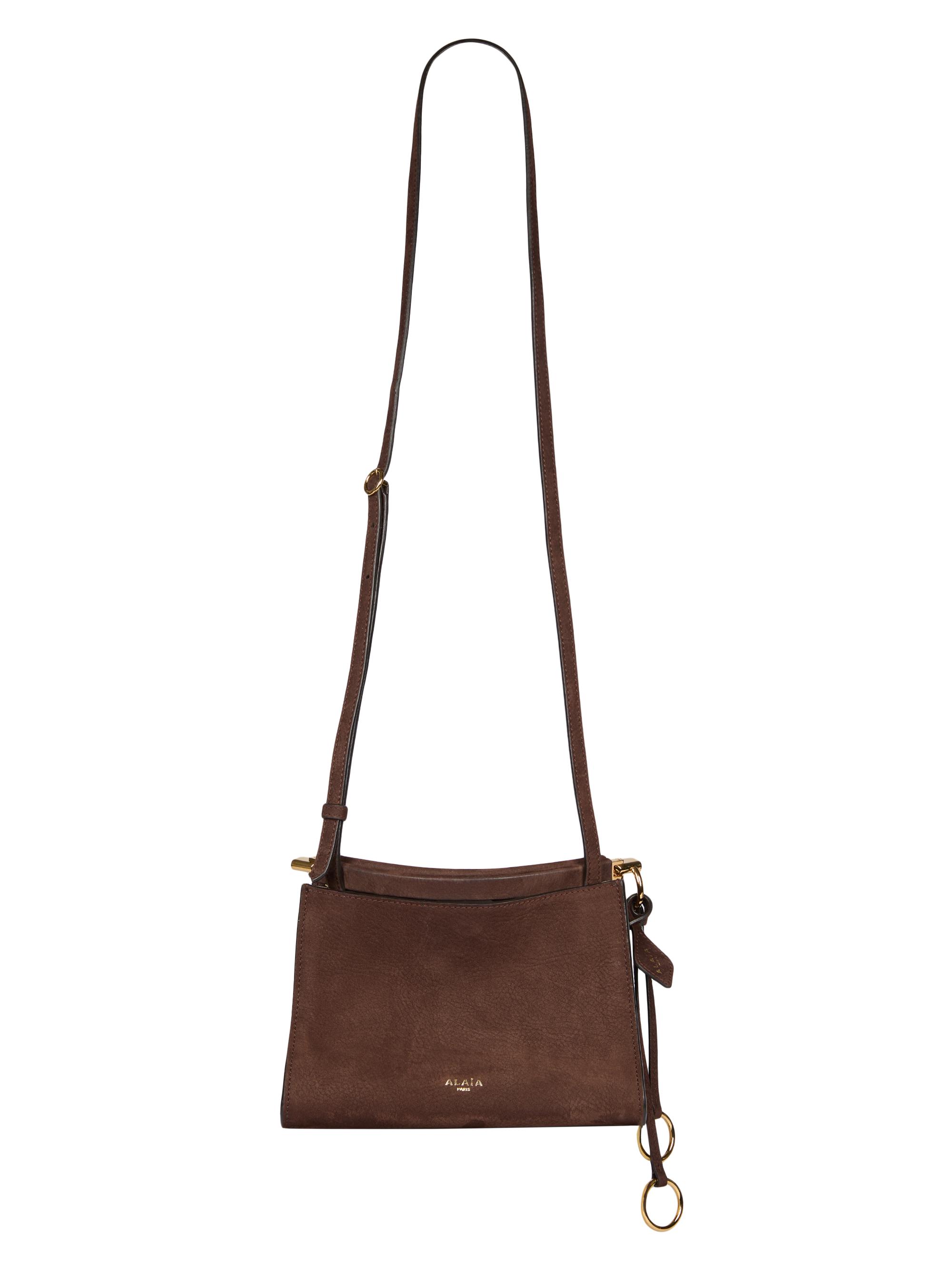 Alaïa Small Square Suede Shoulder Bag | Saks Fifth Avenue
