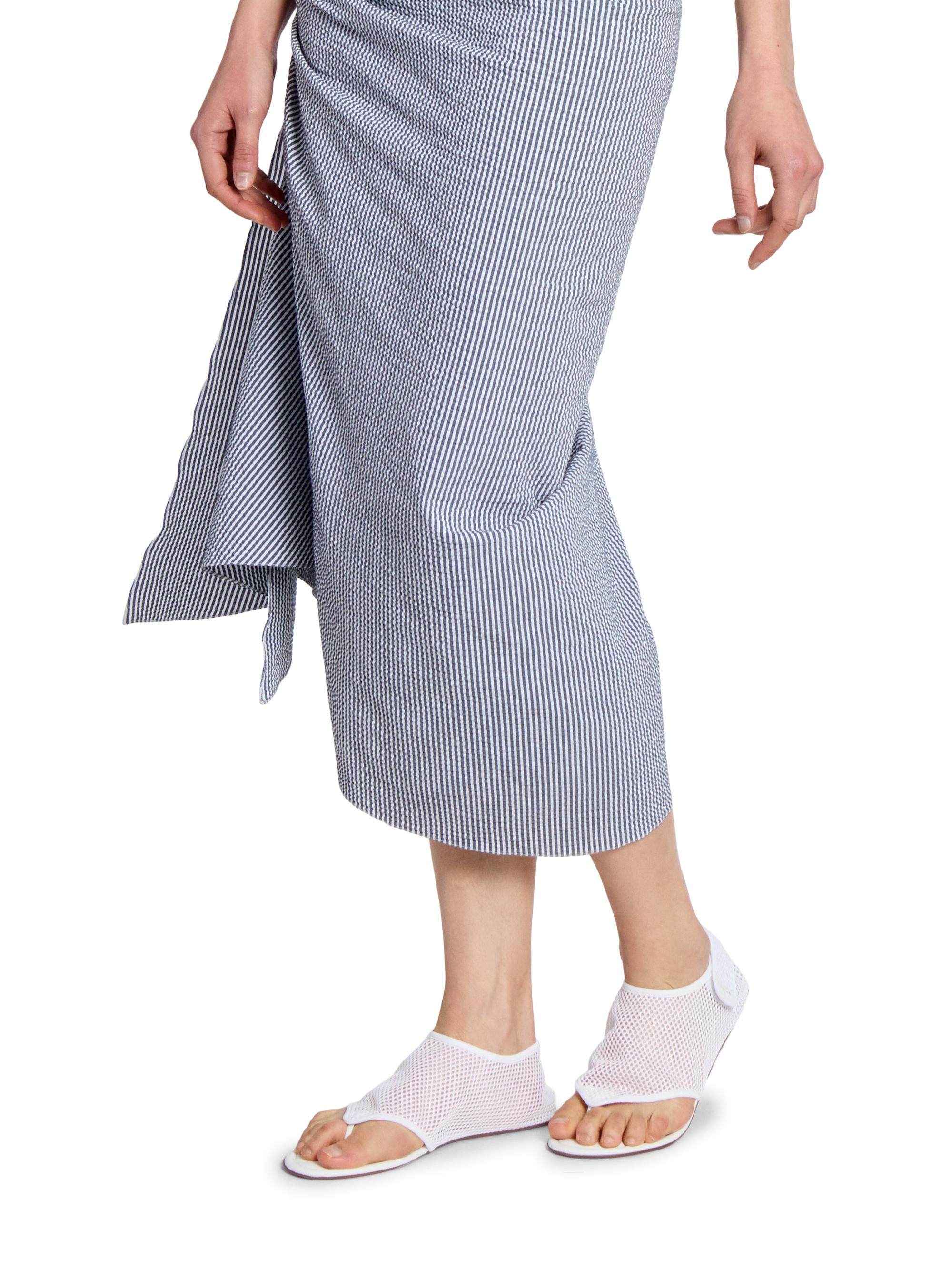 ALAIA フリルメッシュブラウス ALAIA フリルメッシュブラウス