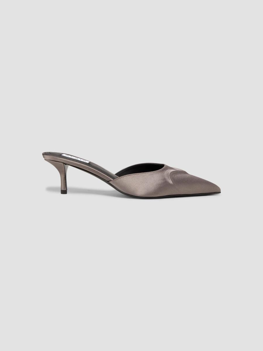 Alaïa Satin 55MM Mules | Saks Fifth Avenue