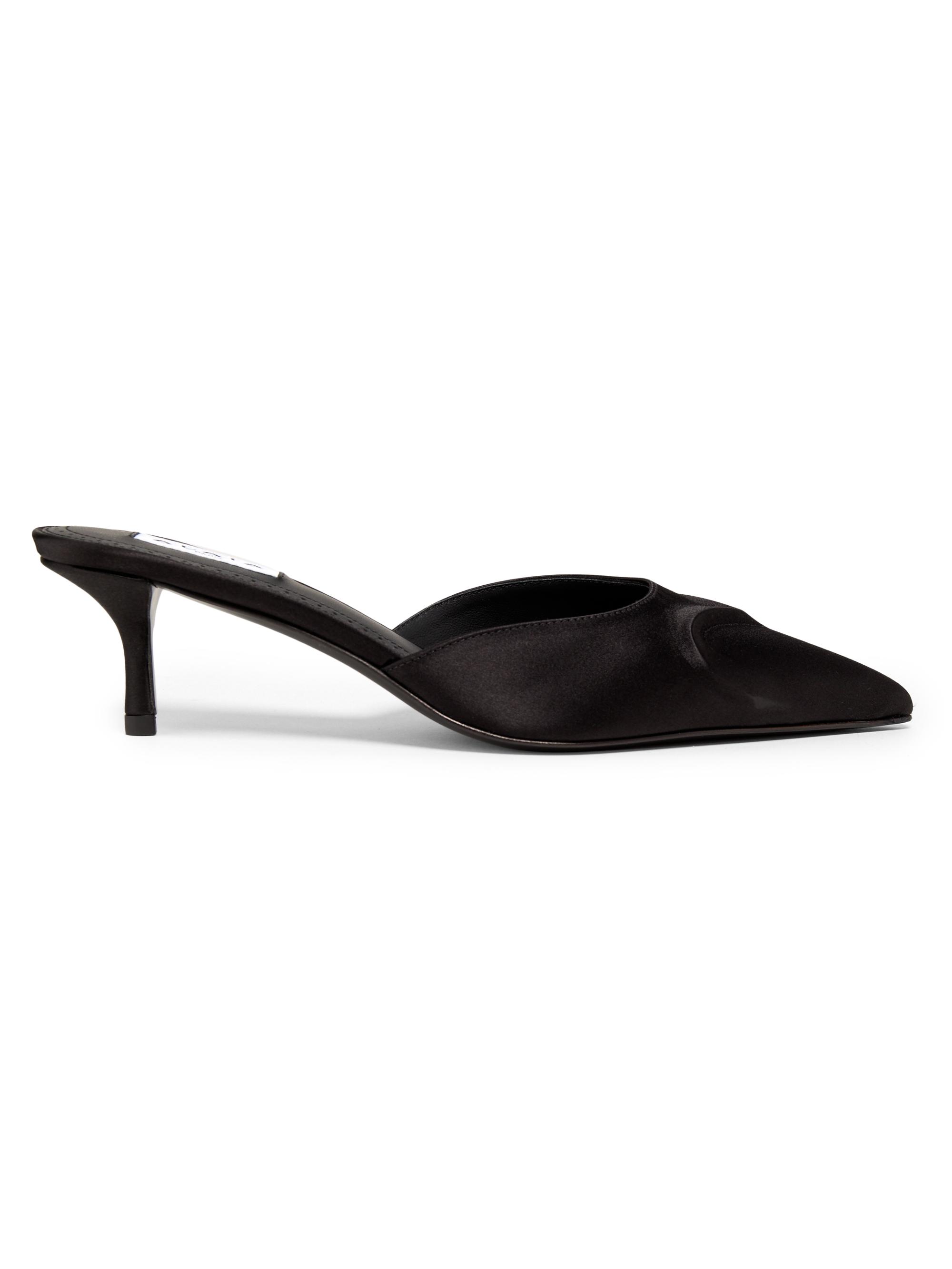 Prada Satin 55MM Mules | Saks Fifth Avenue