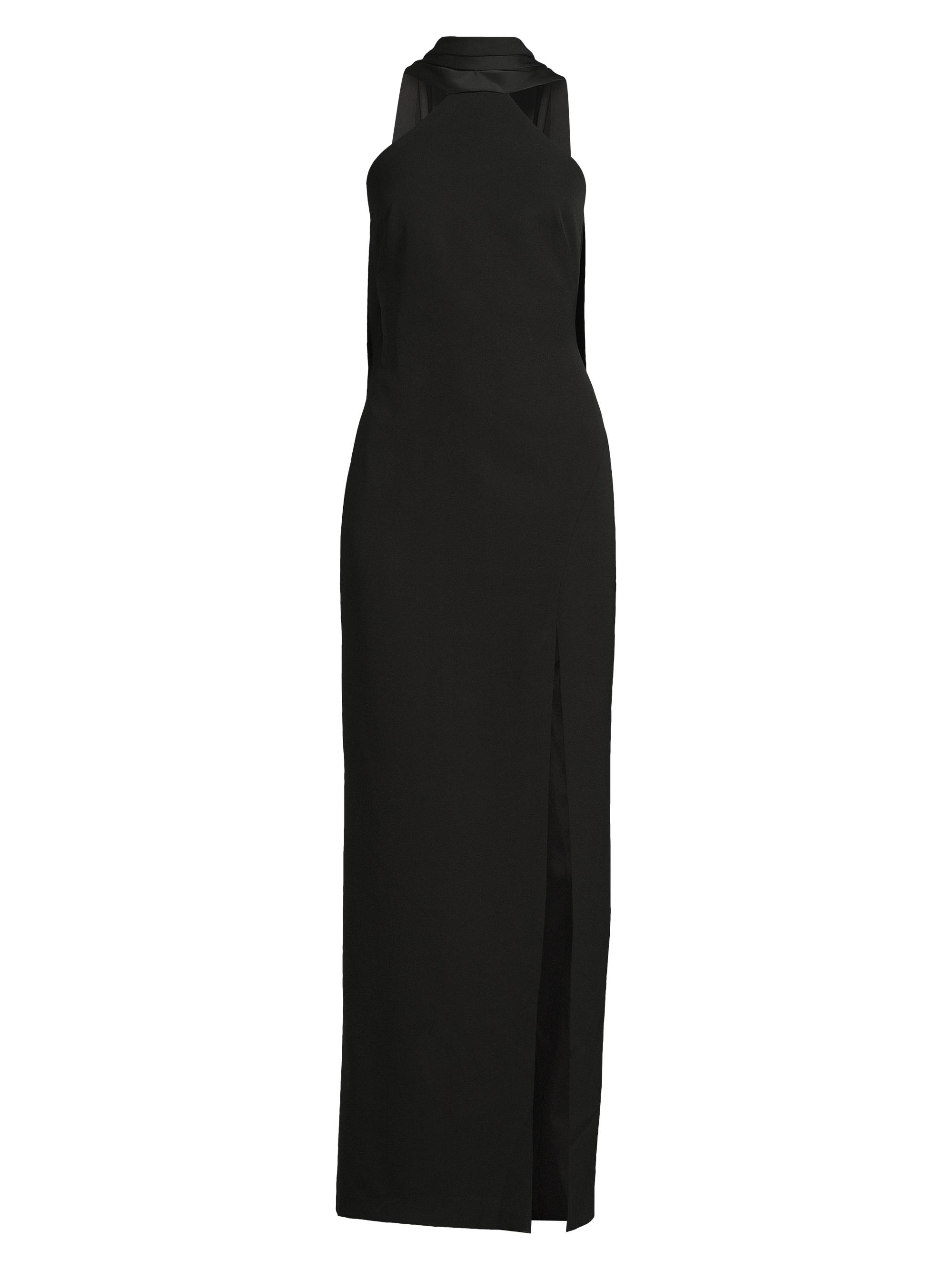 Aidan Mattox Bonded Crepe Column Gown | Saks Fifth Avenue