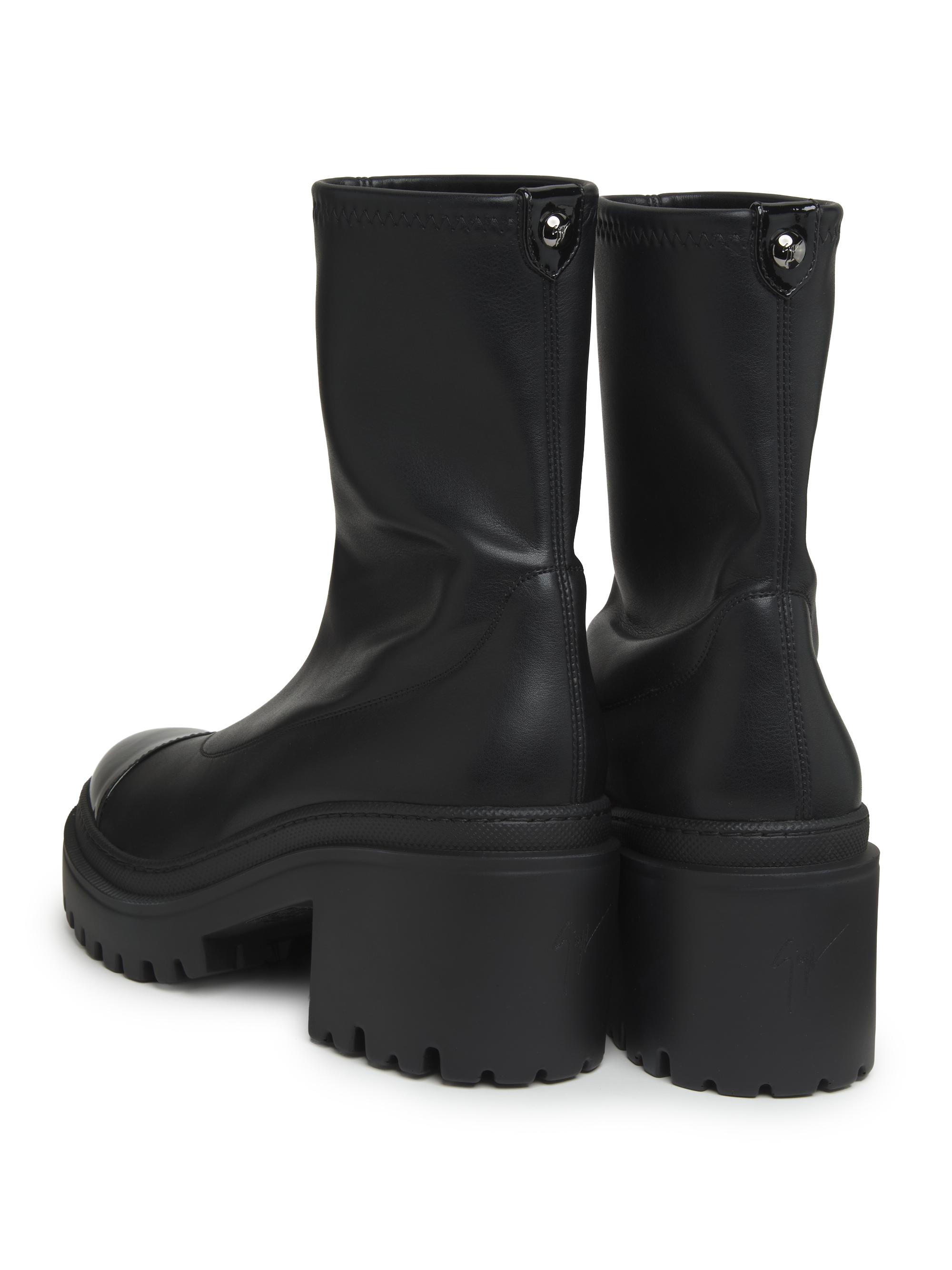 Giuseppe Zanotti Leather Cap-Toe Platform Ankle Boots | Saks Fifth