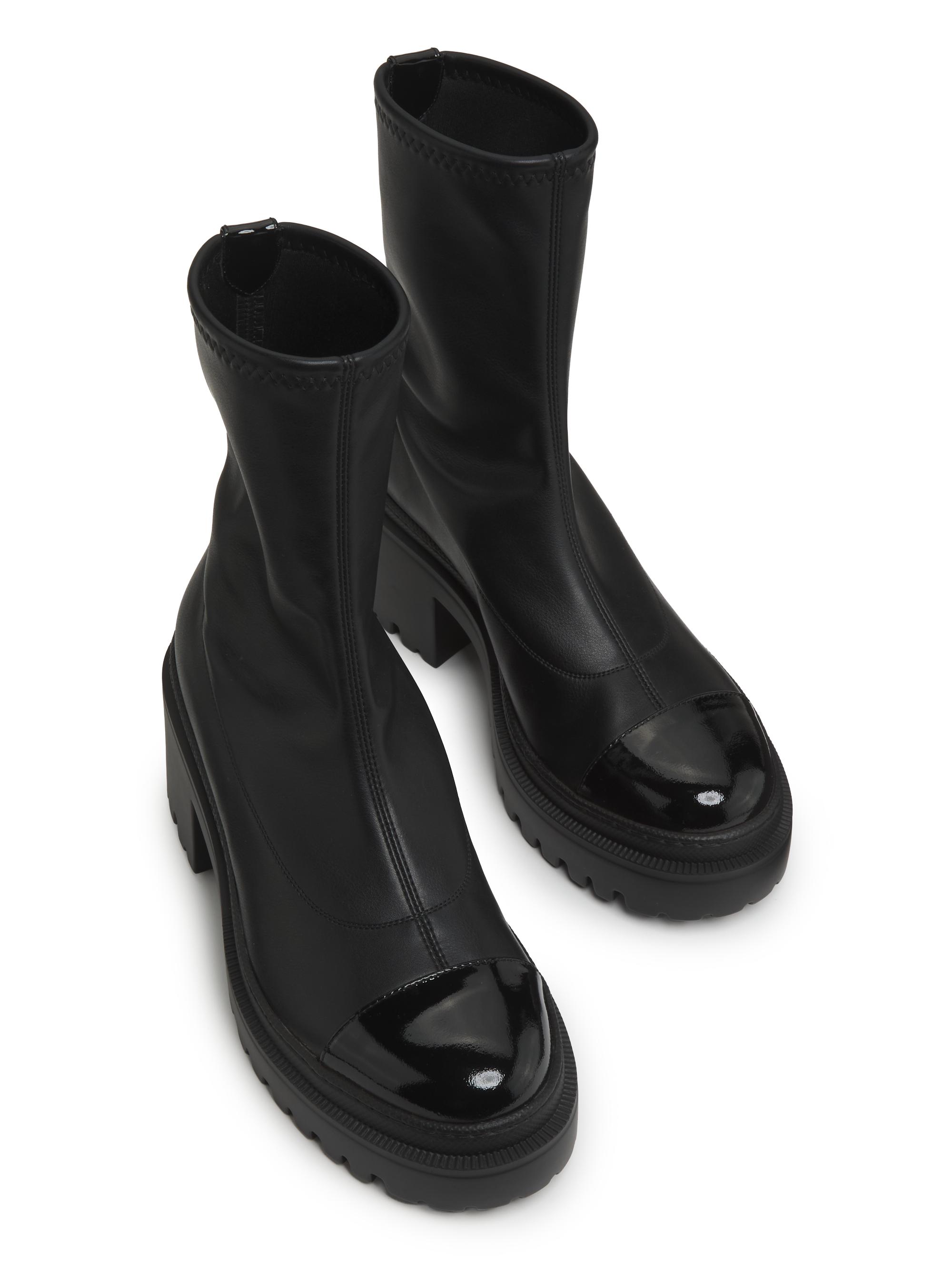 Giuseppe Zanotti Leather Cap-Toe Platform Ankle Boots | Saks Fifth