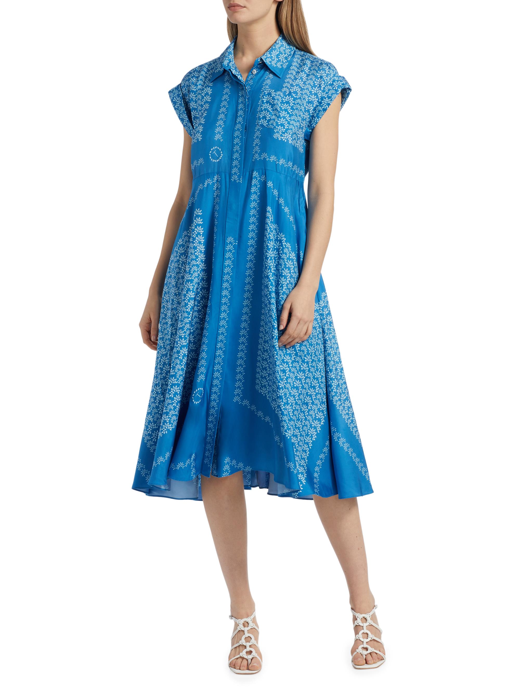 serena brunch dress Miss June Getty Dress-Aqua Brown – Zest