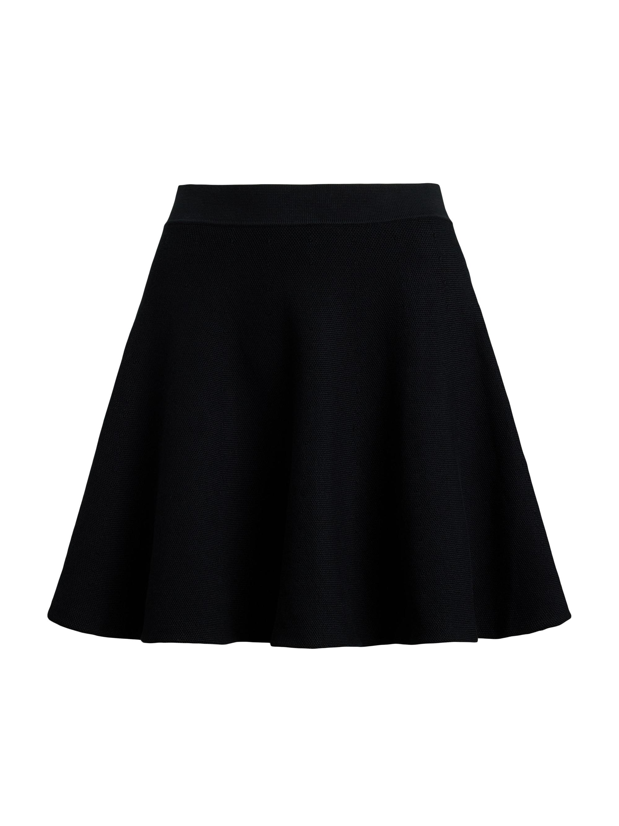 Polo Ralph Lauren Women's Cotton Knit Circle Skirt - Polo Black