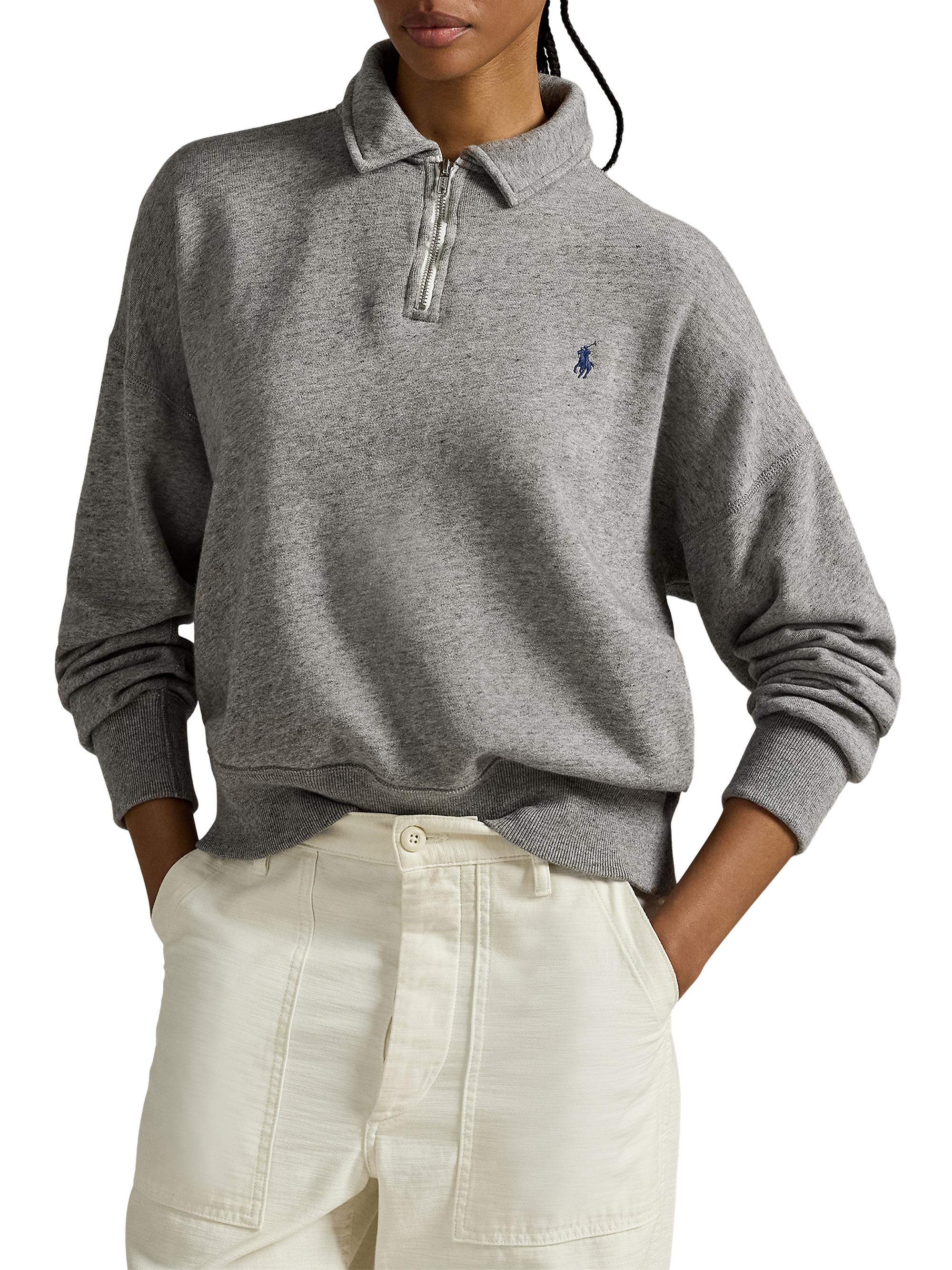 Polo Ralph Lauren Quarter-Zip Fleece Sweatshirt | Saks Fifth Avenue