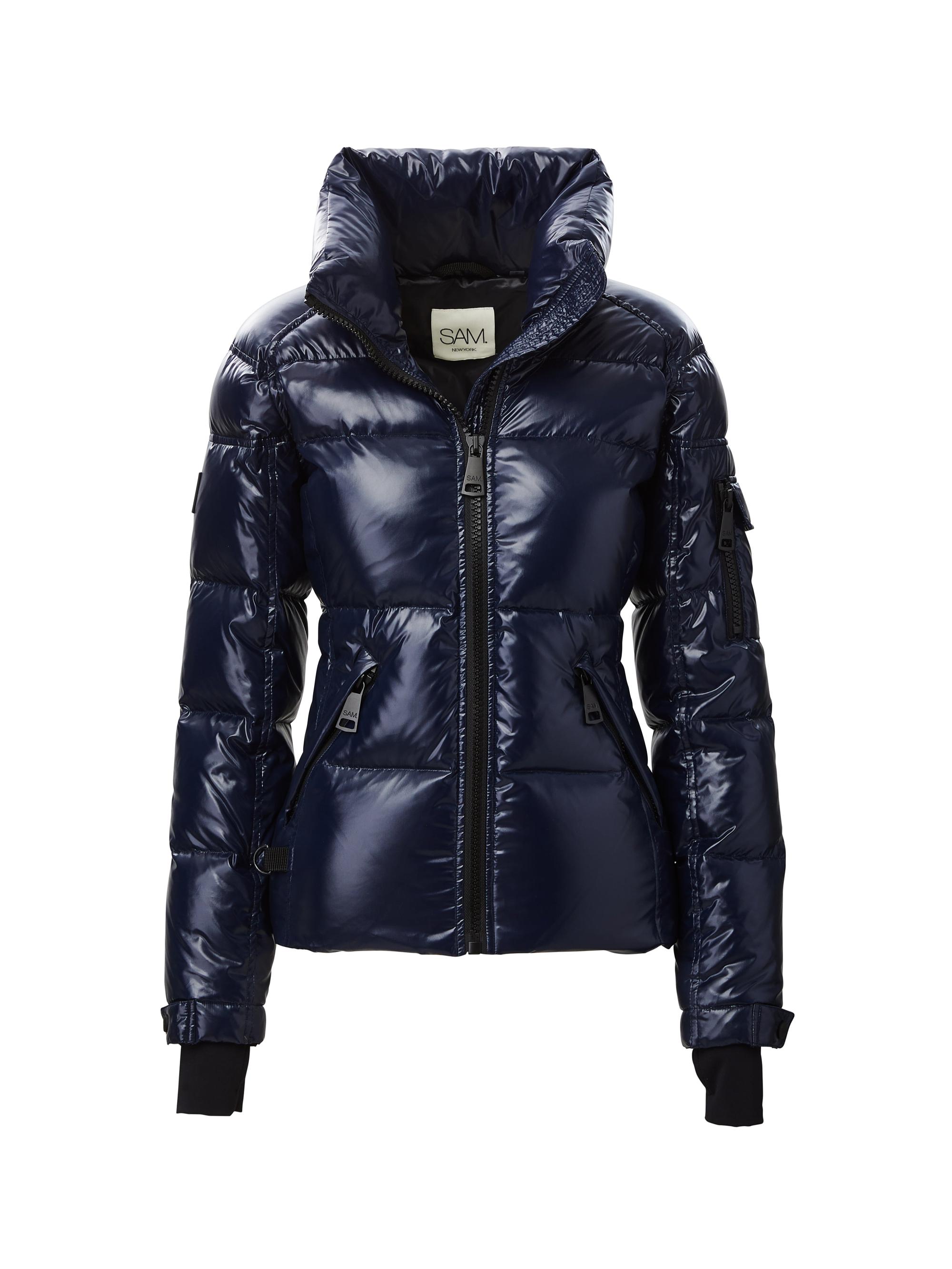 SAM. Little Girl's & Girl's Freestyle Down Jacket - Dark Marine | Thumbnail 3
