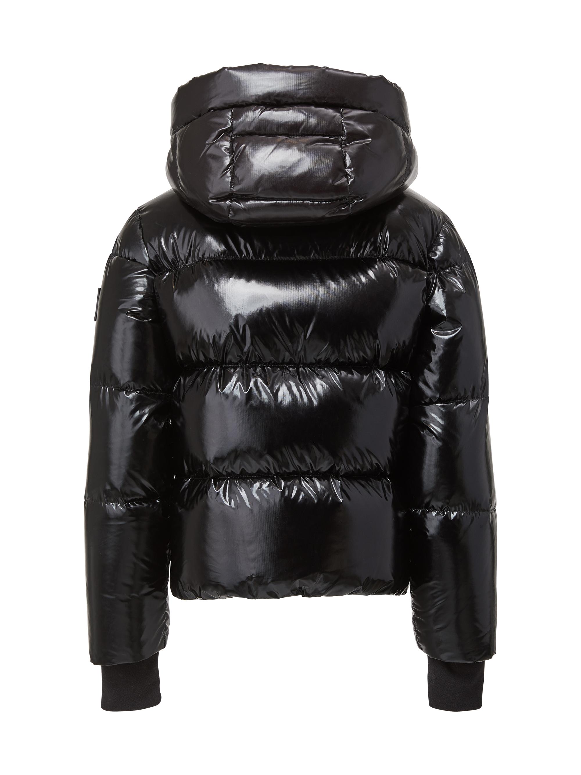 SAM. Little Girl's & Girl's Elsa Glossy Down Puffer Jacket - Caviar | Thumbnail 4