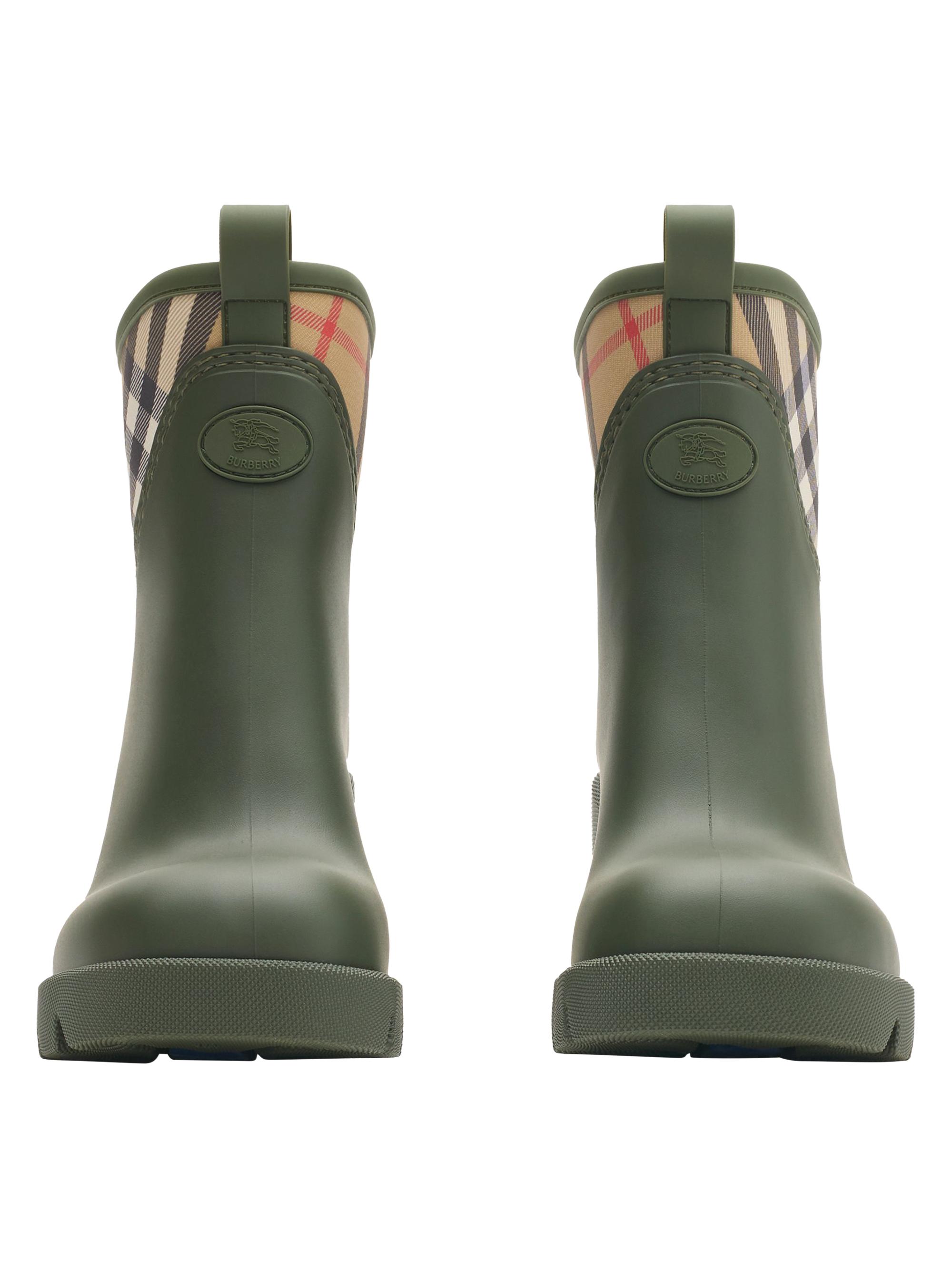 Women Burberry Marsh Stamp Check 65MM Boot size 6 Burberry Marsh Stamp Check 65MM Boots | Saks Fifth Avenue main image 2