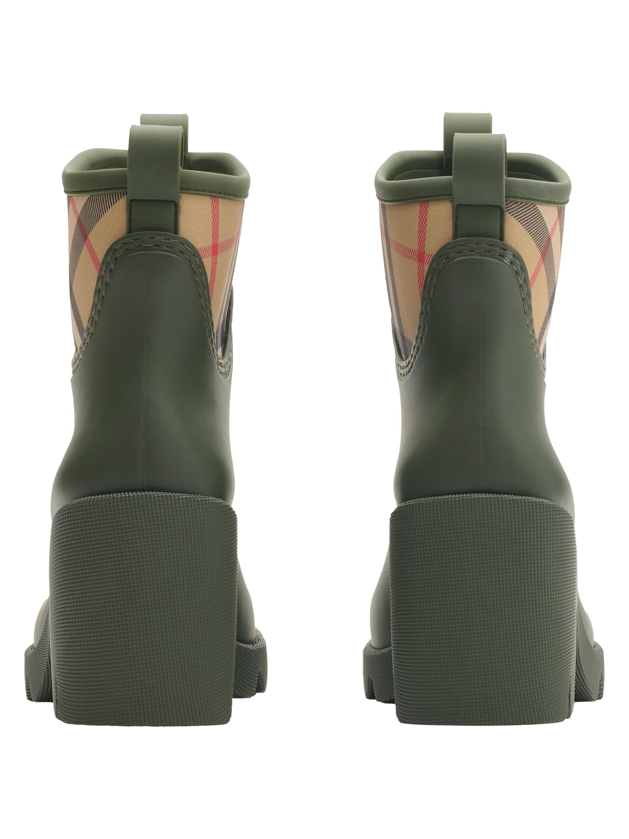 Women Burberry Marsh Stamp Check 65MM Boot size 6 Burberry Marsh Stamp Check 65MM Boots | Saks Fifth Avenue main image 3
