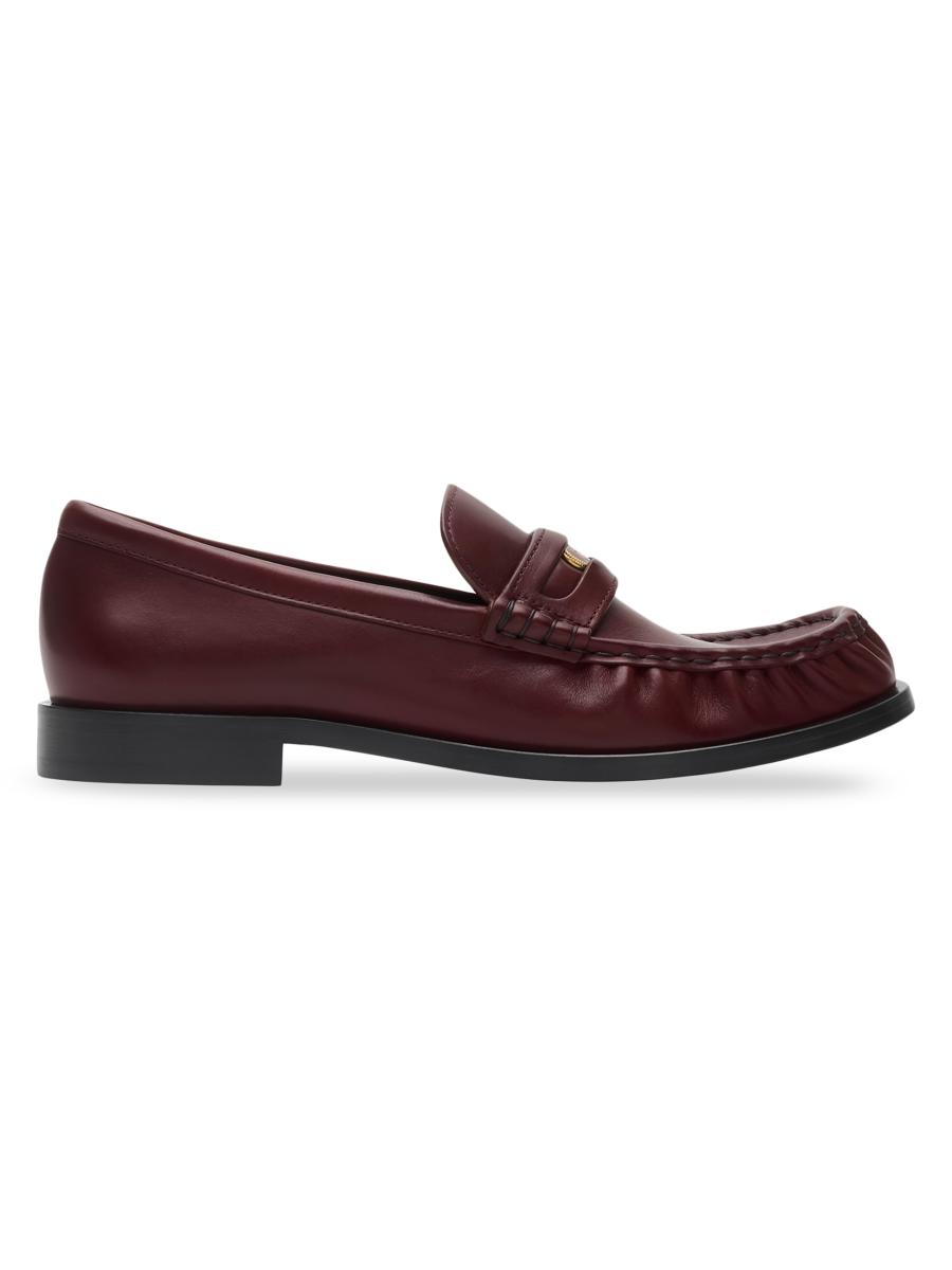 ローファー・オックスフォード Burberry Cadet Penny Loafers In Smooth Leather Burberry Cadet EKD Leather Penny Loafers | Saks Fifth Avenue