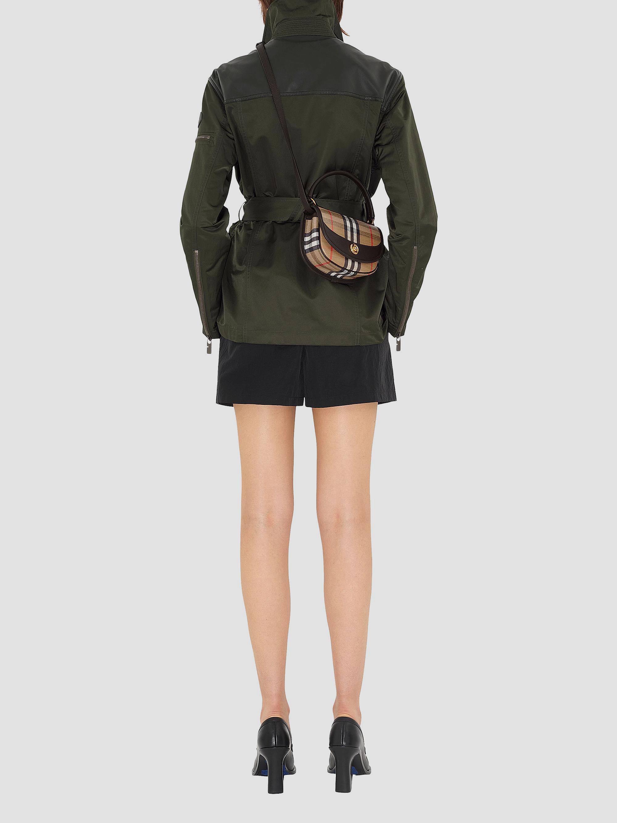Burberry Mini Highlands Check Top Handle Bag | Saks Fifth Avenue