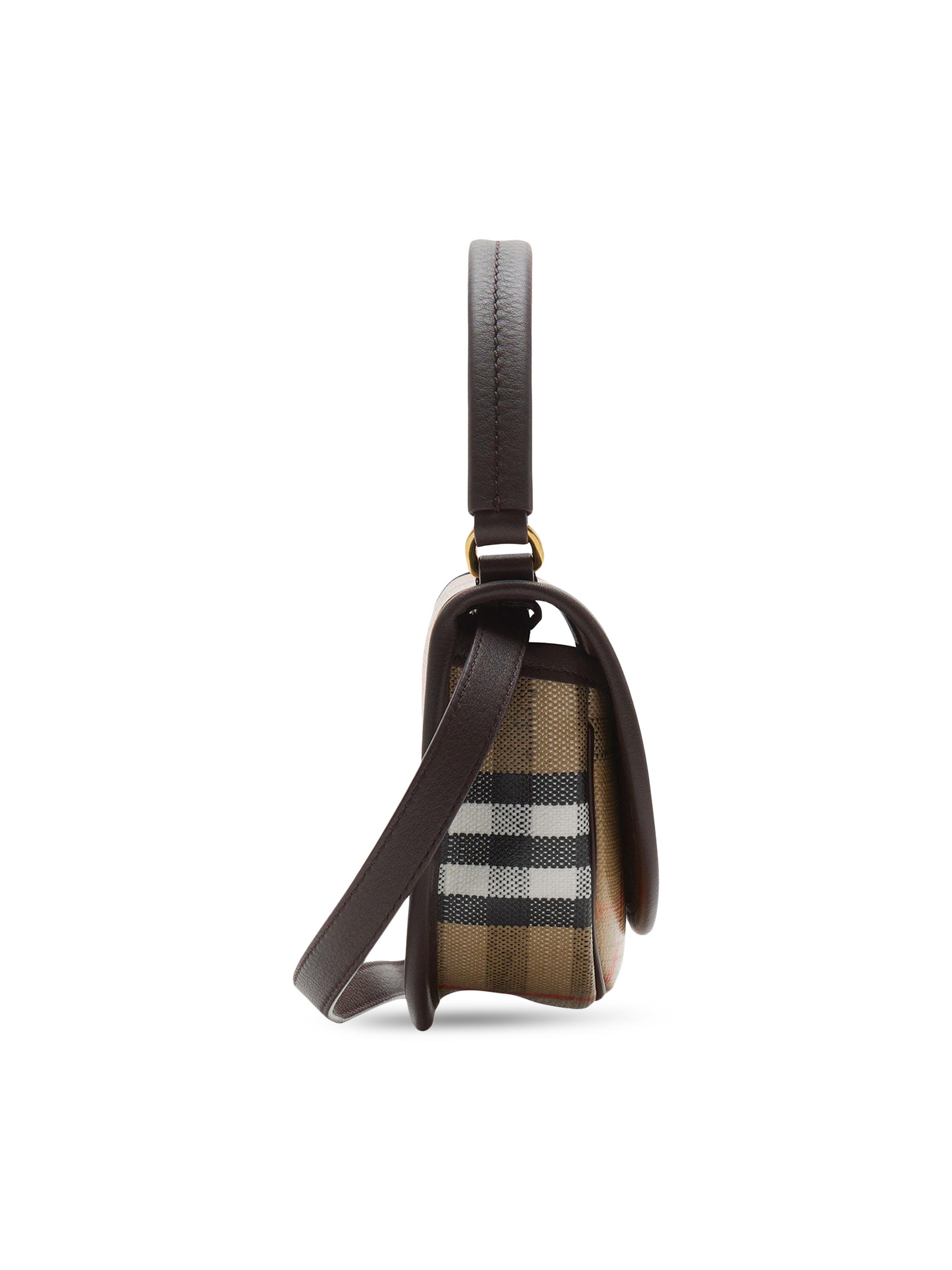 Burberry Mini Highlands Check Top Handle Bag | Saks Fifth Avenue