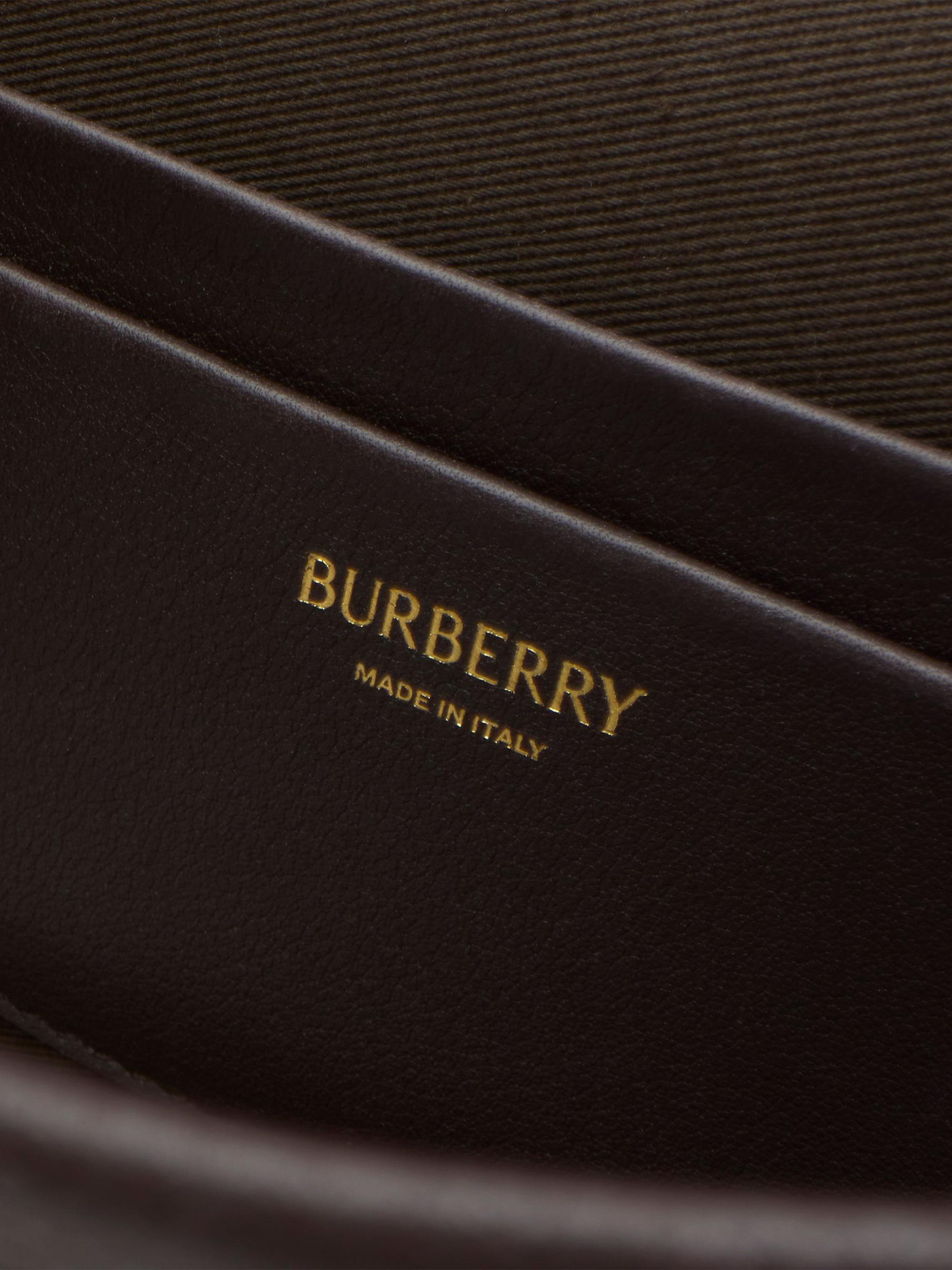 Burberry Mini Highlands Check Top Handle Bag | Saks Fifth Avenue