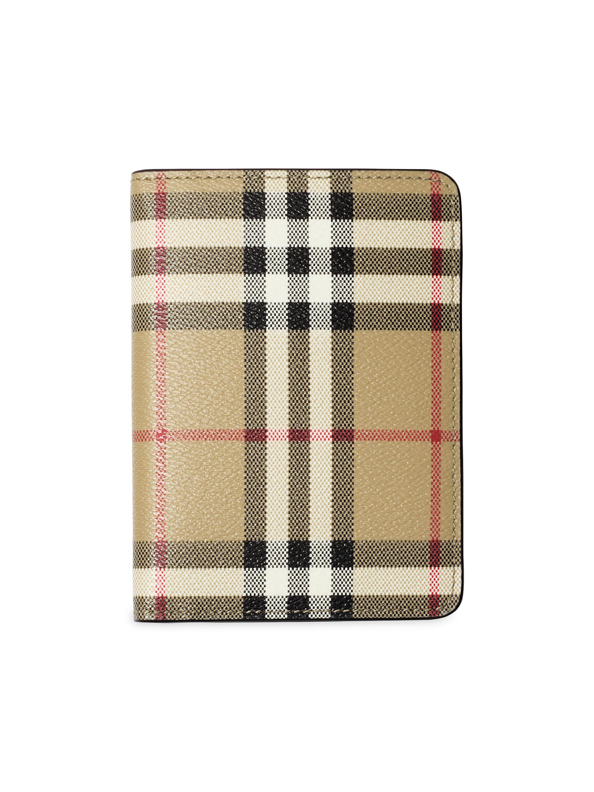 Burberry Check Passport Holder | Saks Fifth Avenue