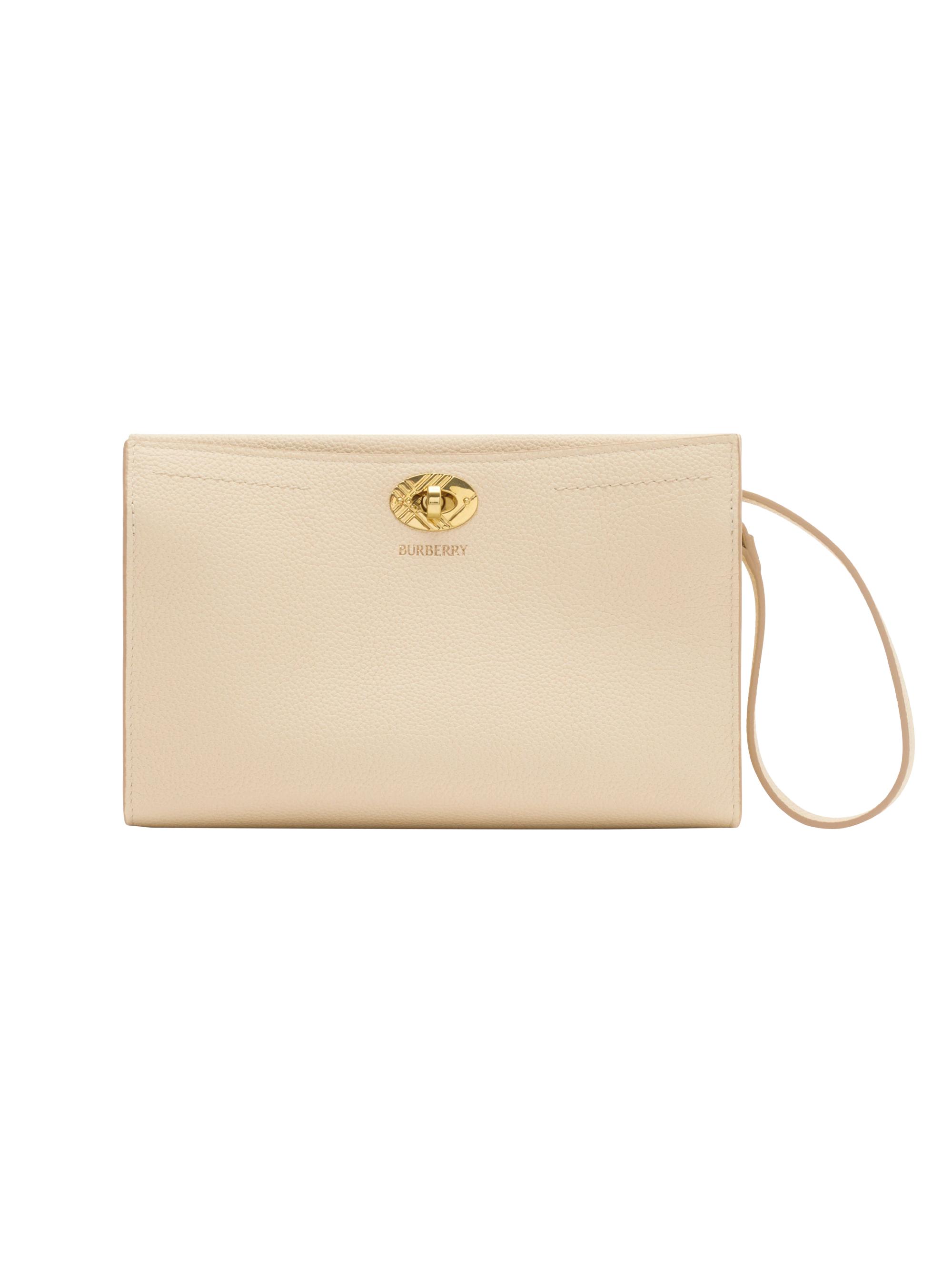 Burberry Cotswolds Leather Wristlet | Saks Fifth Avenue