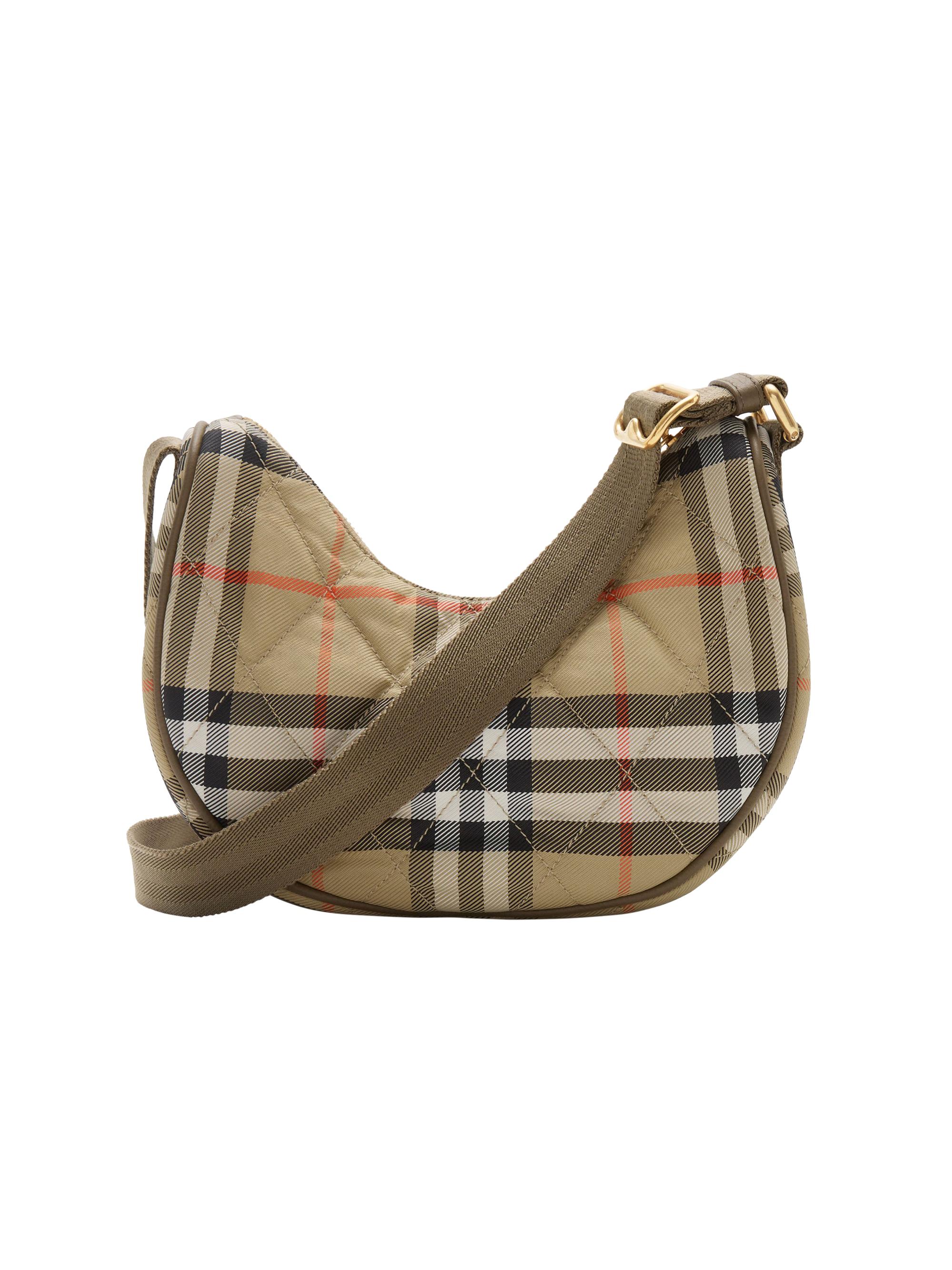 Burberry Check Horseshoe Crossbody Bag | Saks Fifth Avenue