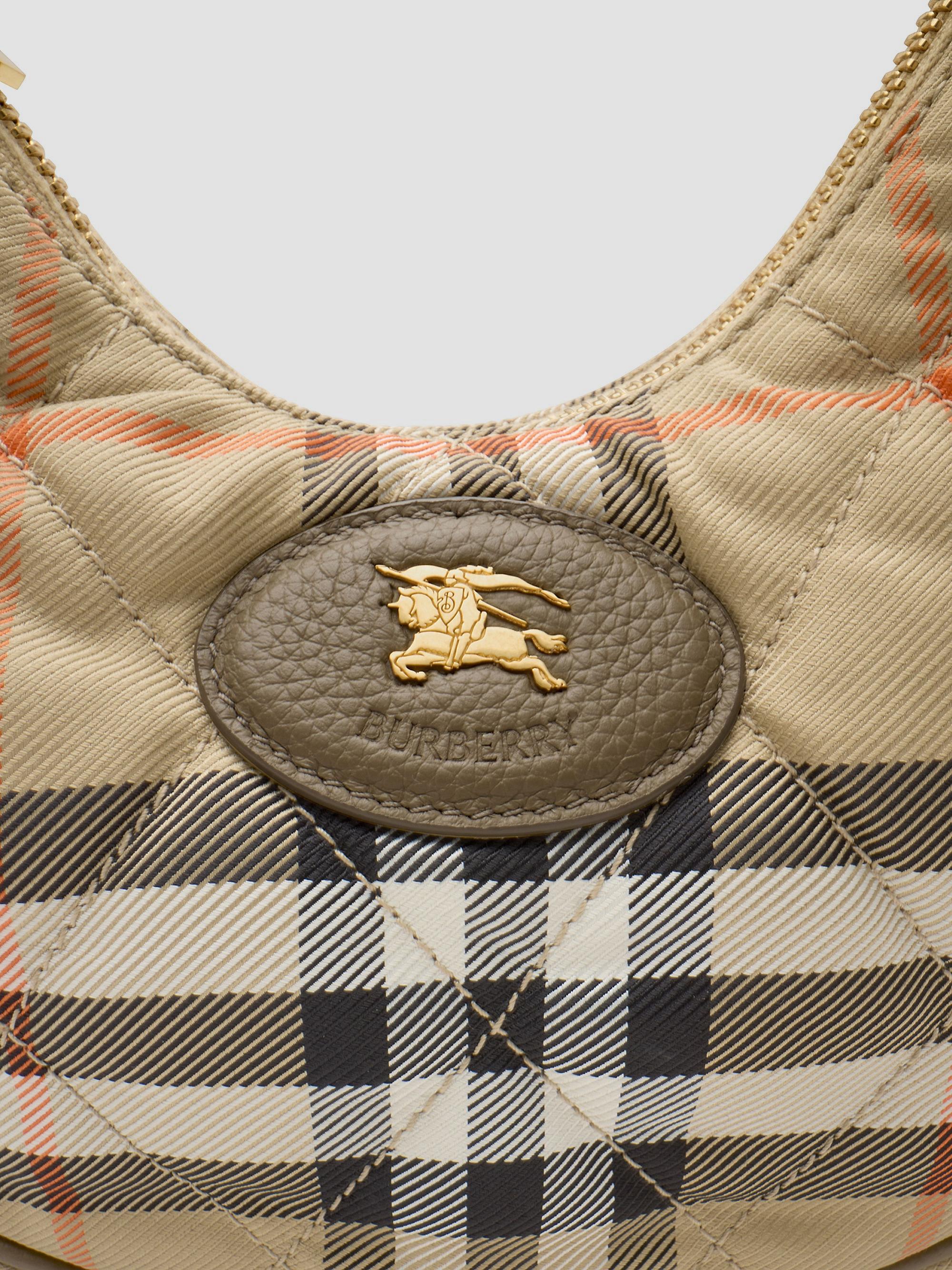 Burberry Check Horseshoe Crossbody Bag | Saks Fifth Avenue