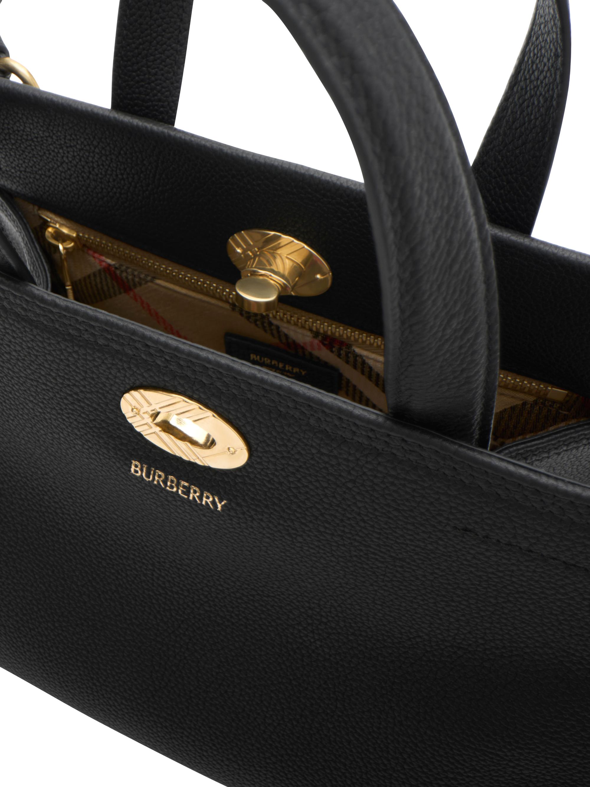 Burberry Cotswolds Leather Top Handle Bag | Saks Fifth Avenue