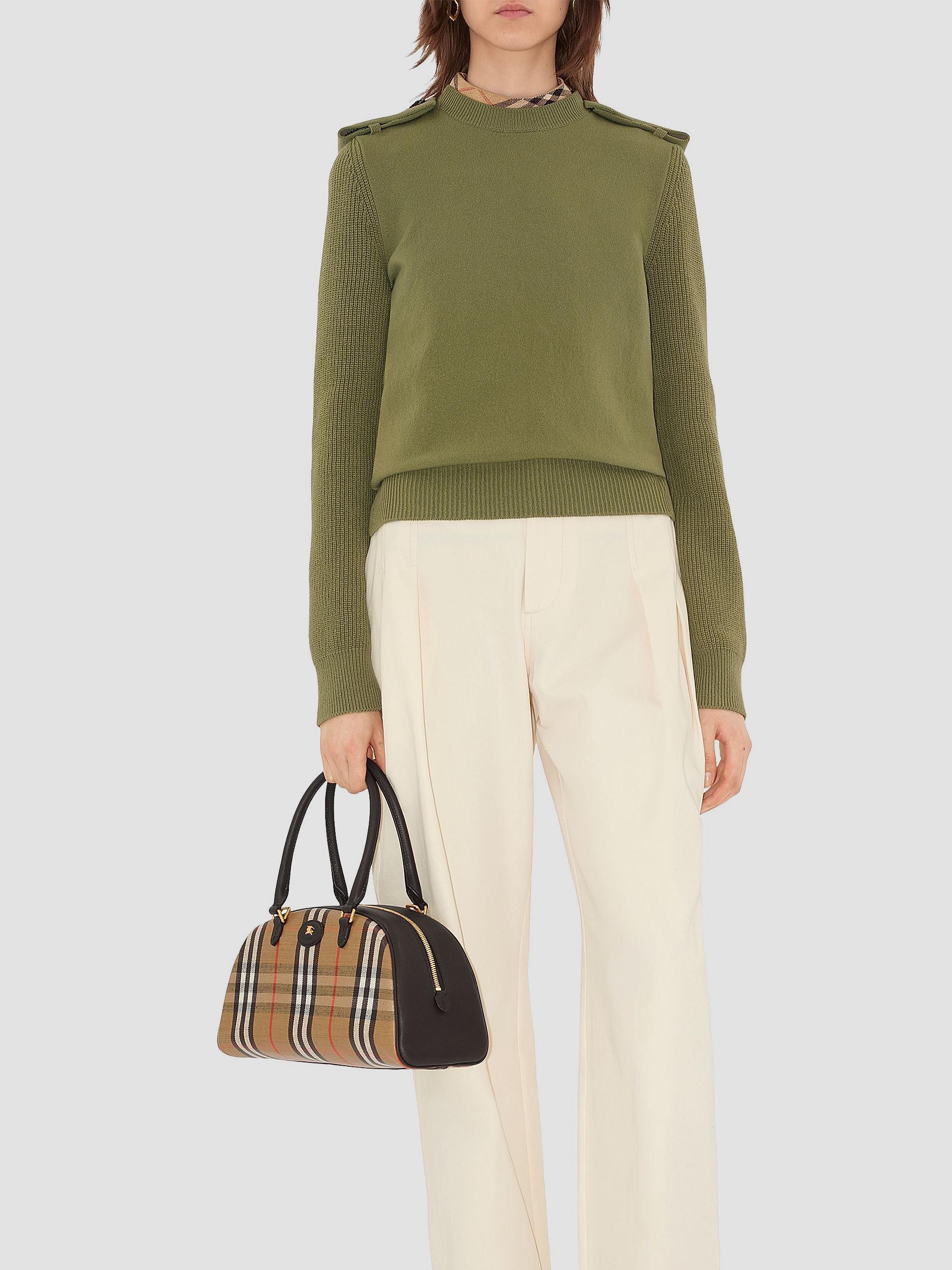 Burberry Highlands Check Bowling Bag | Saks Fifth Avenue