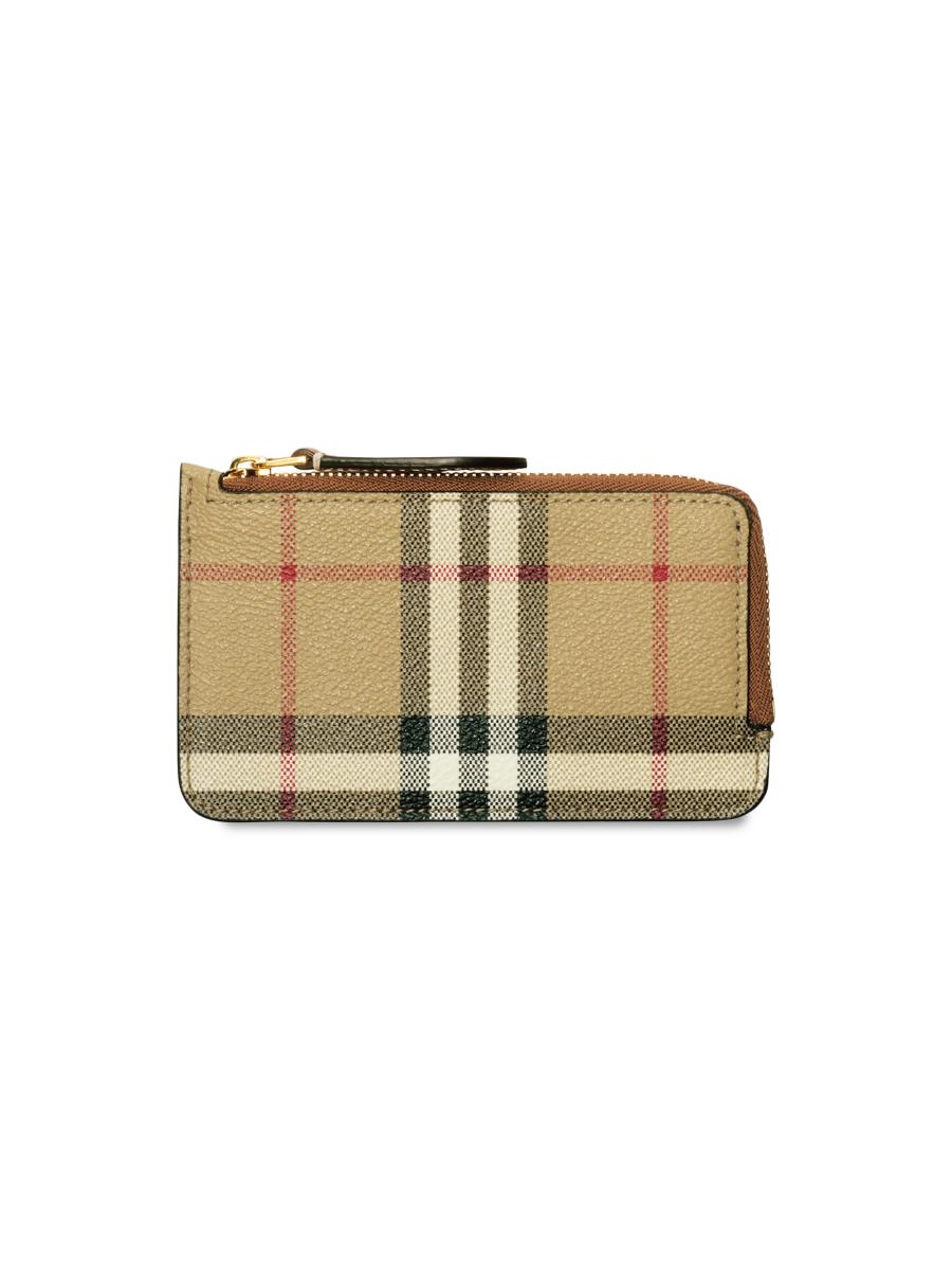 【未使用級】BURBERRY 近年　Zip Wallet シャドウチェック　黒 0400022871984?wid=900