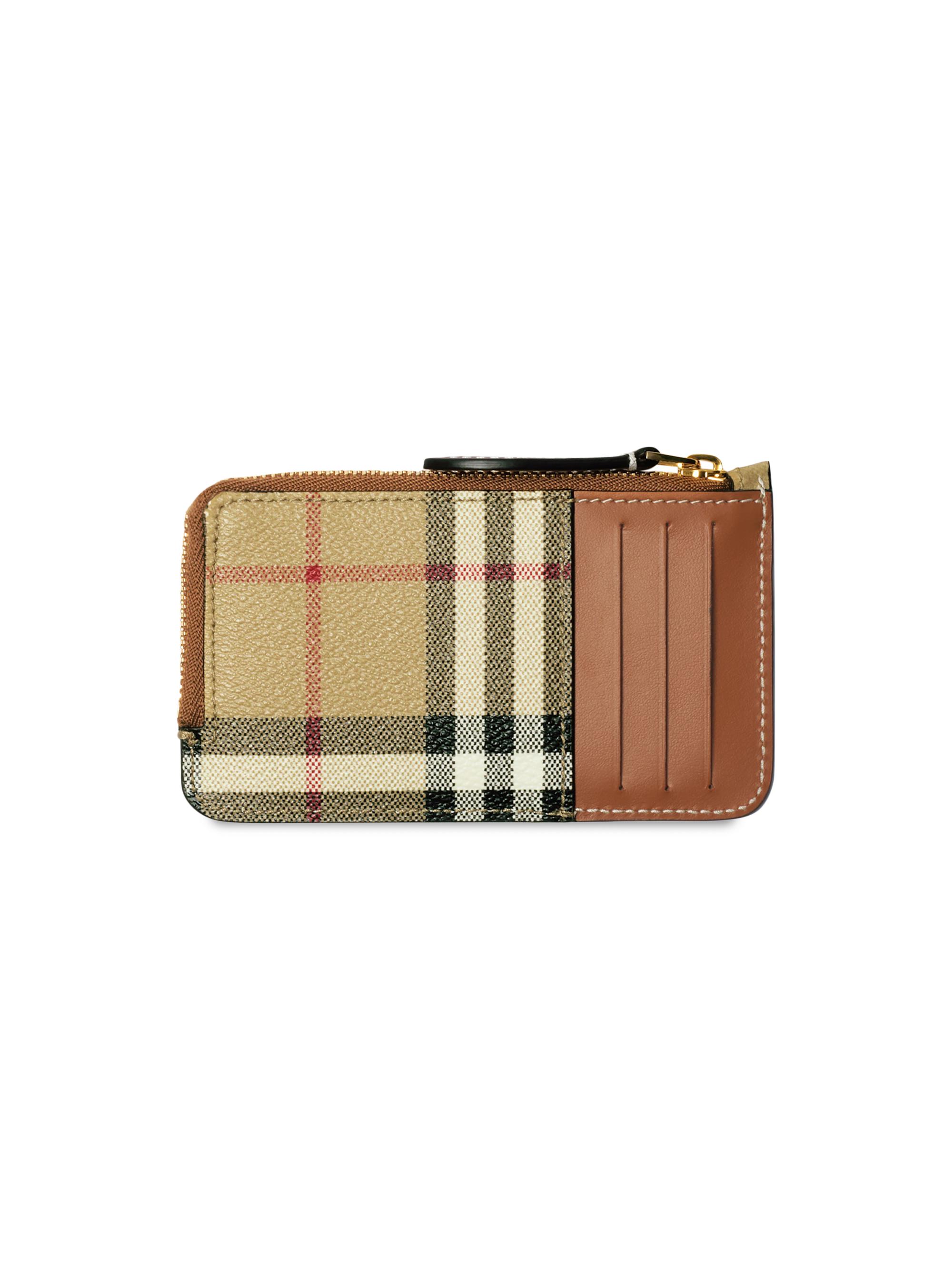 Burberry Somerset Check Zip-Around Wallet | Saks Fifth Avenue