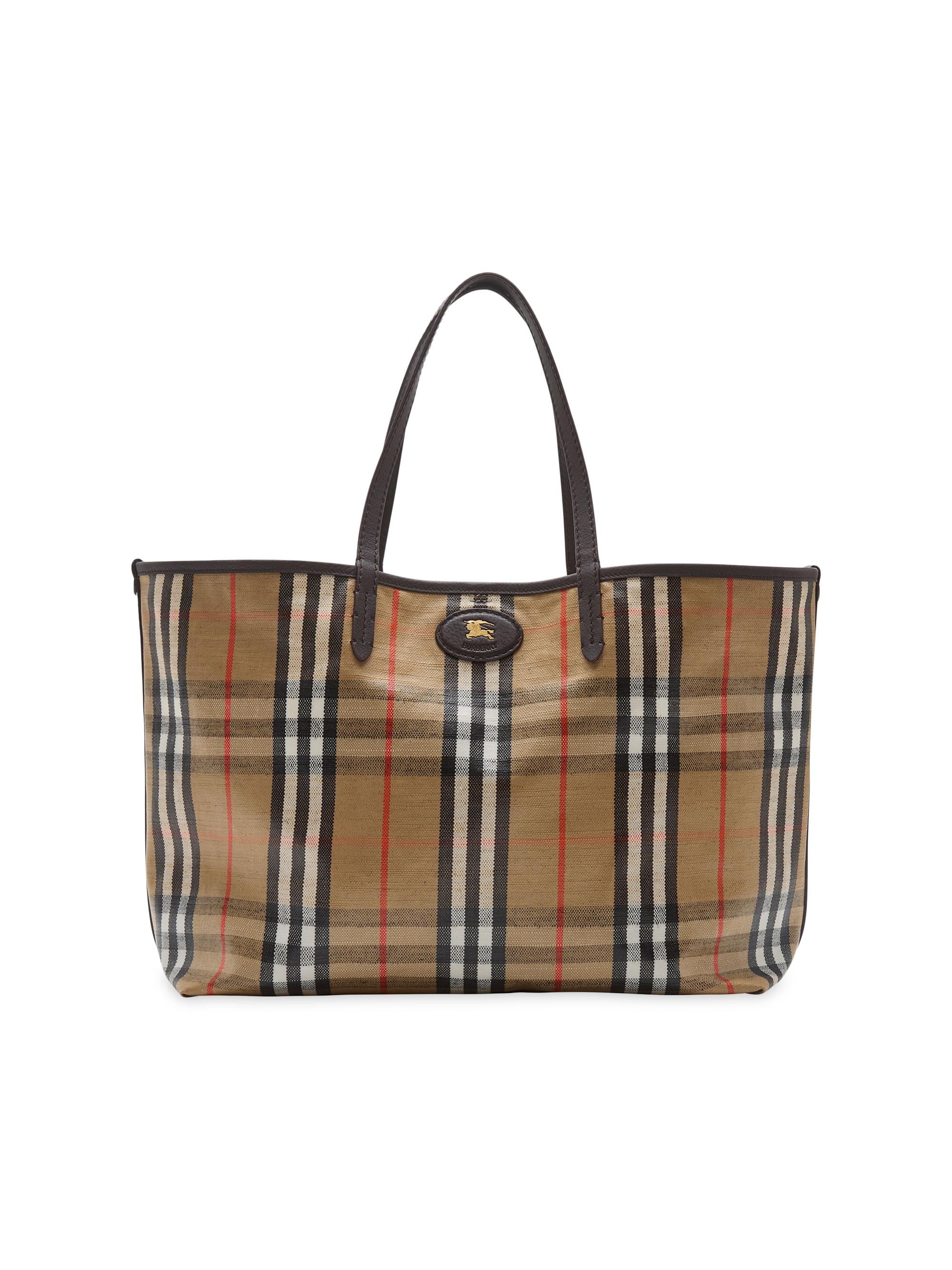 Burberry Small London Check Tote Bag | Saks Fifth Avenue