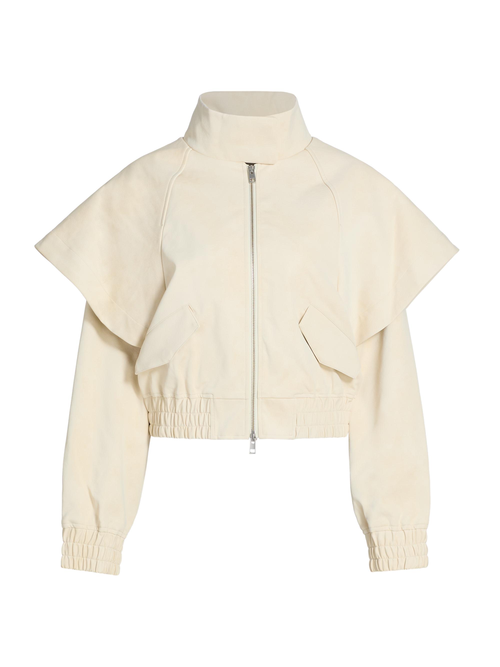 Aknvas Women's Fredy Faux-Leather Jacket - Cream