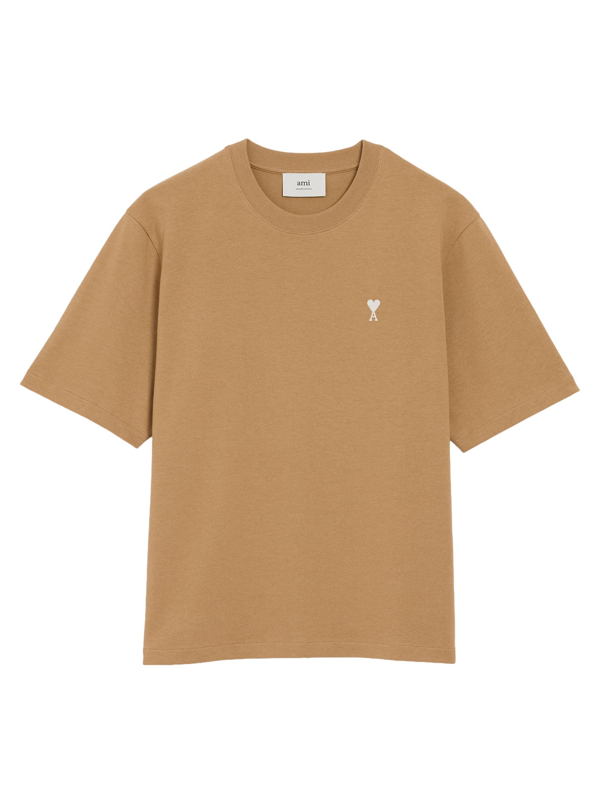 AMI Paris Logo Cotton Crewneck T-Shirt | Saks Fifth Avenue