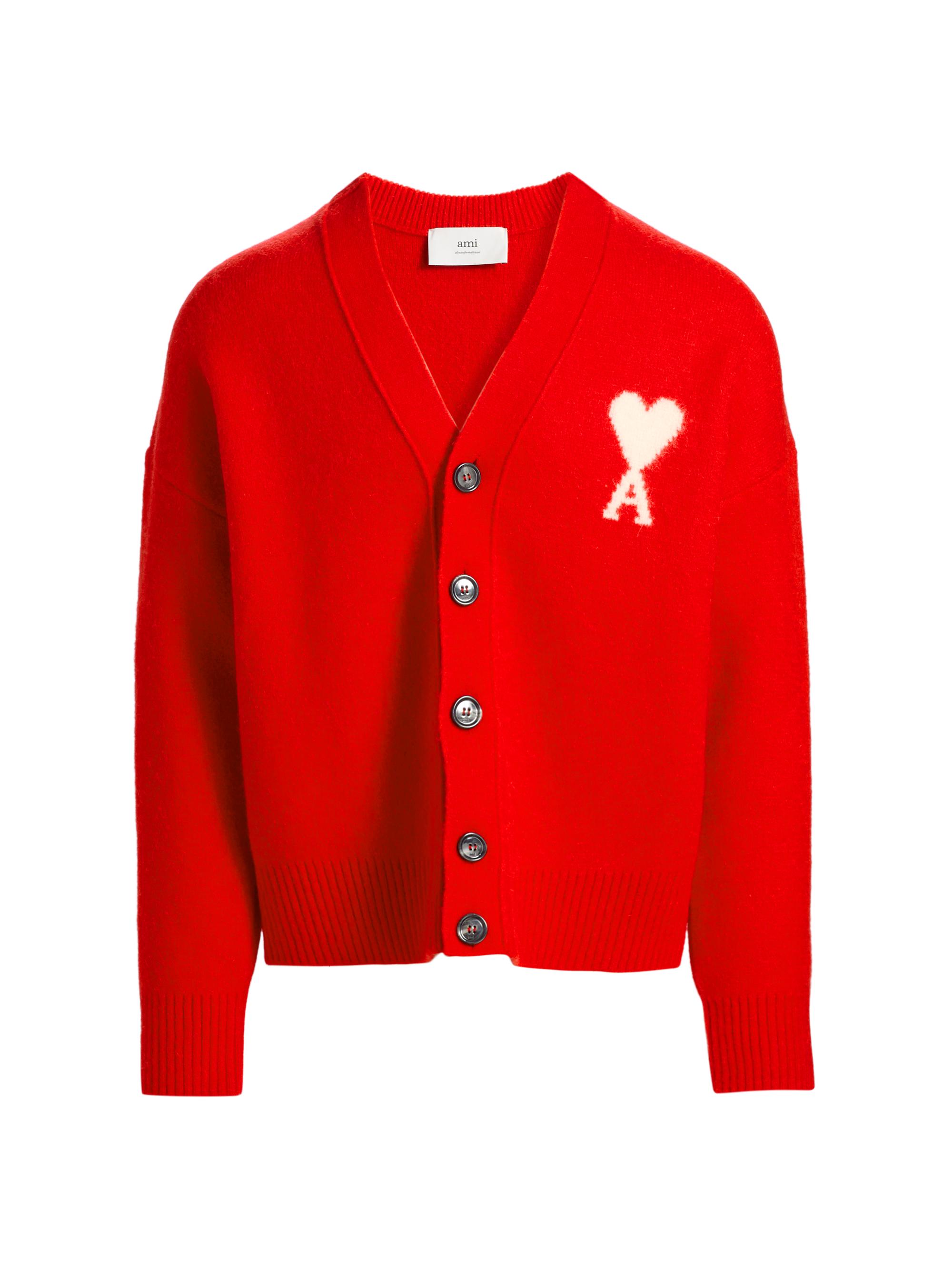 AMI Paris Ami de Coeur Cardigan | Saks Fifth Avenue