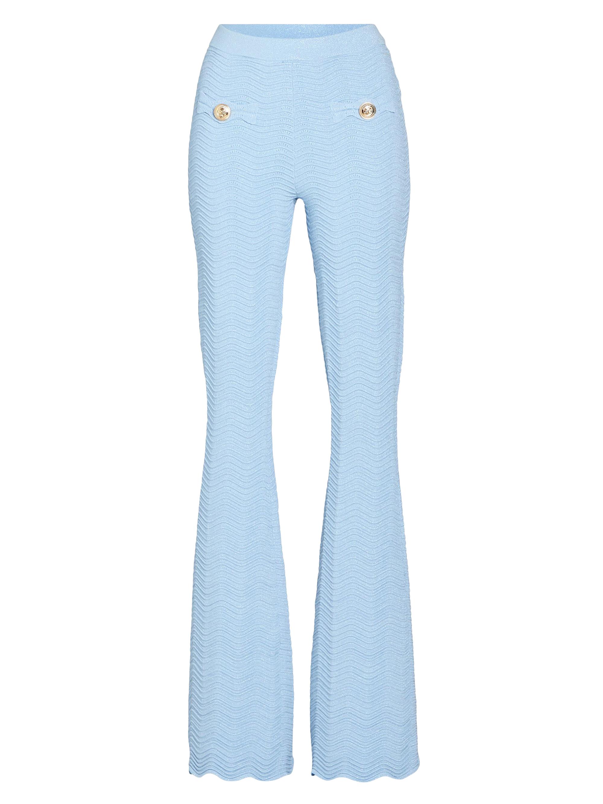 Retrofête Women's Joliet Knit Pants - Metallic Powder Blue