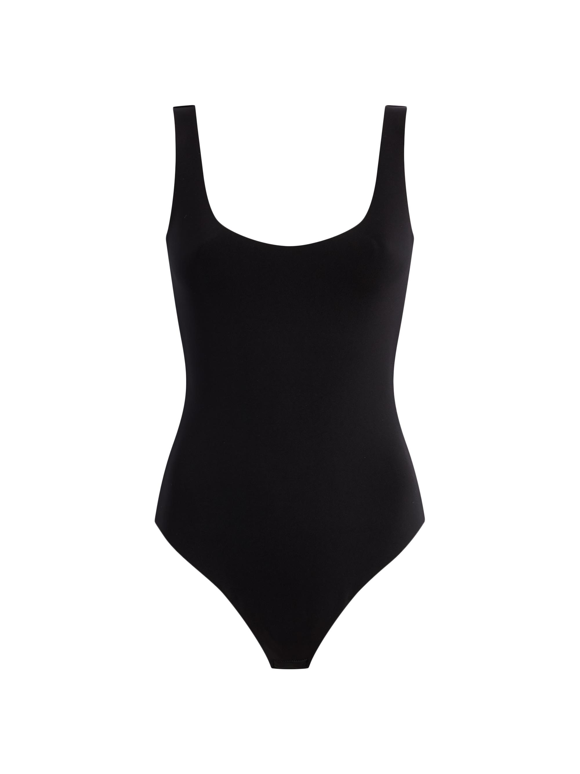 Commando Women's Neoprene Tank Bodysuit - Black