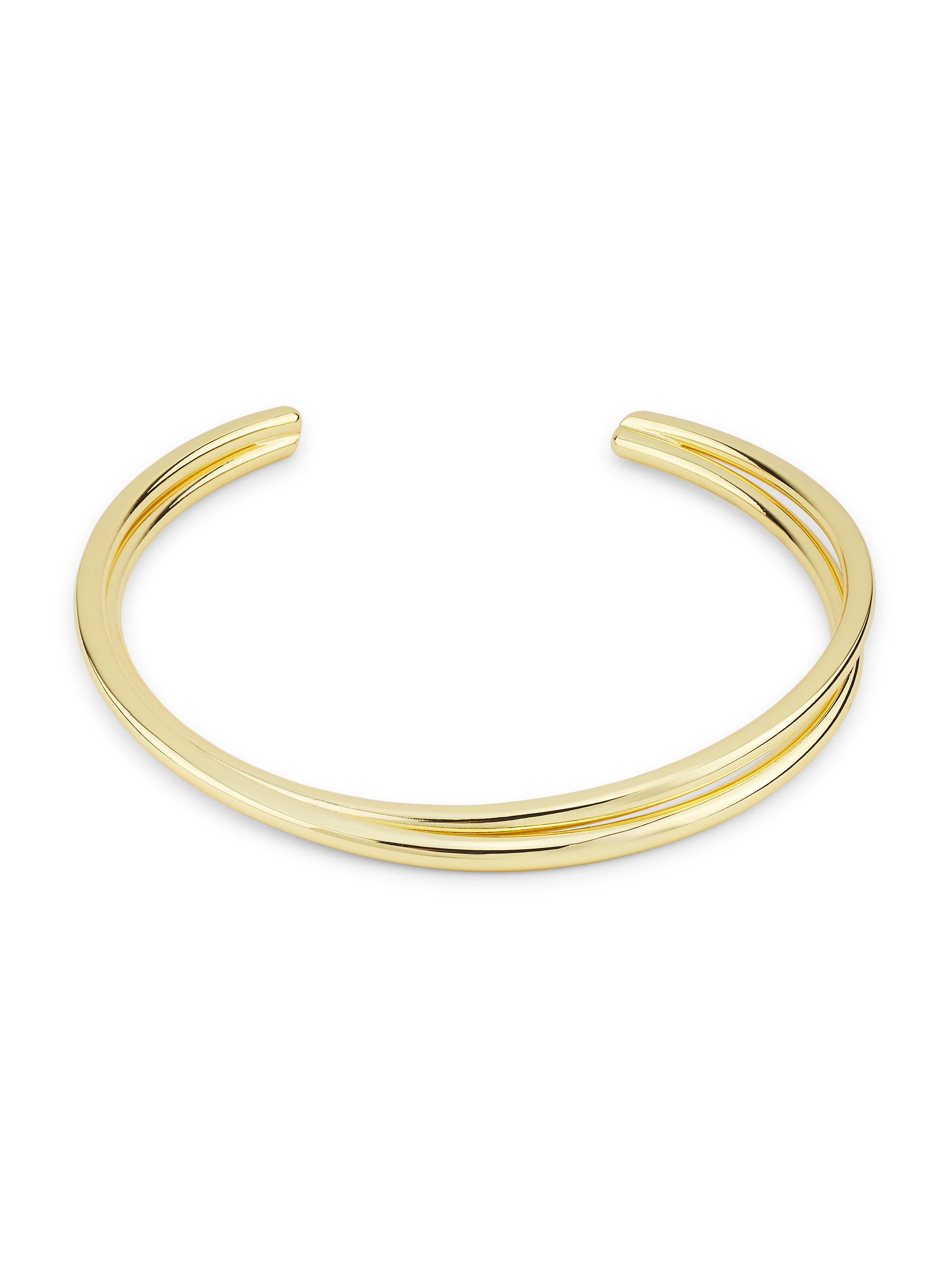 Shashi Women's Dominique 14K-Gold-Plated Cuff Necklace - Gold