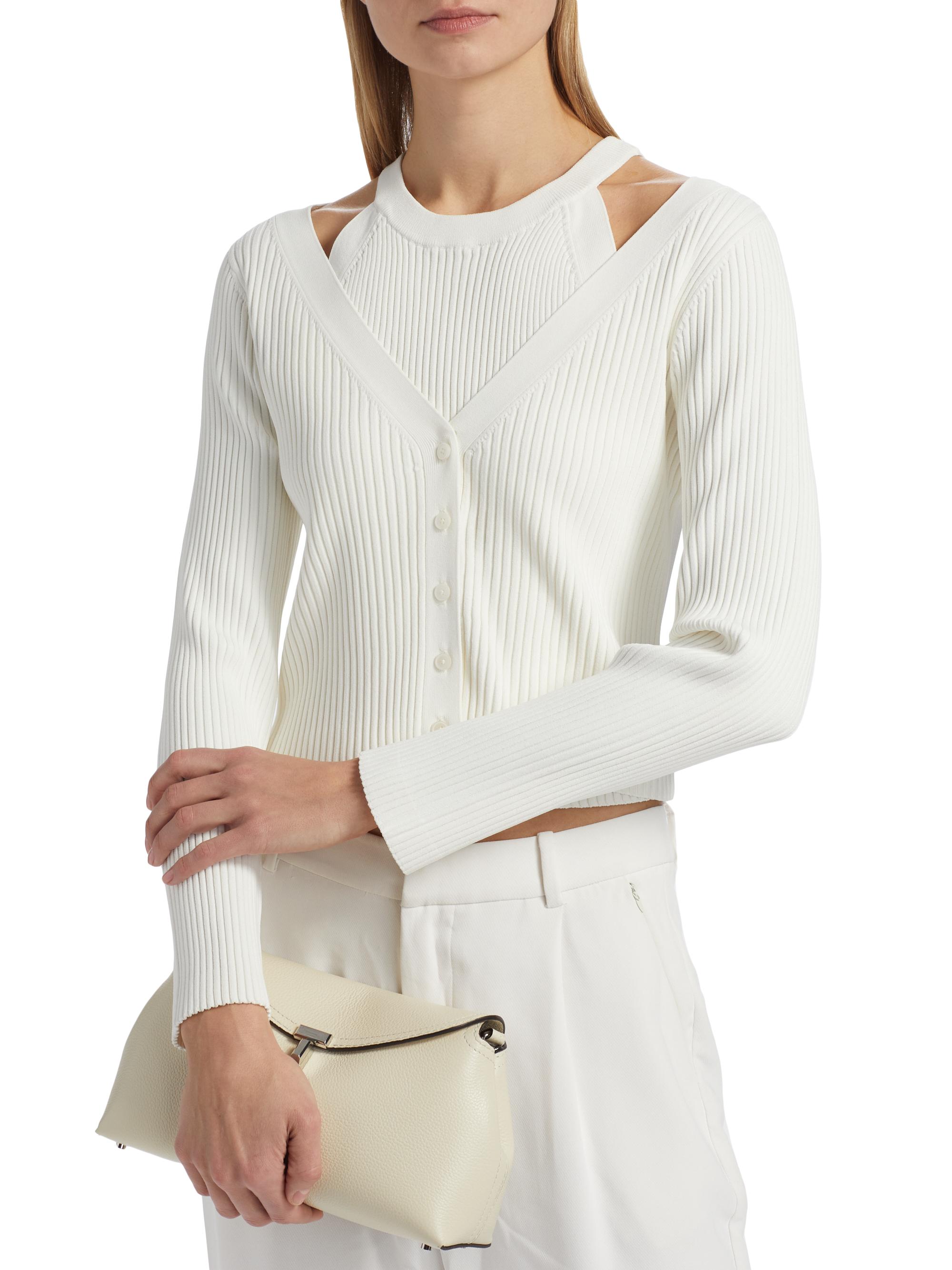 Derek Lam 10 Crosby シルク&amp;カシミヤ アシンメトリーニット DEREK LAM 10 CROSBY - Derek Lam 10 Crosby シルク&カシミヤ