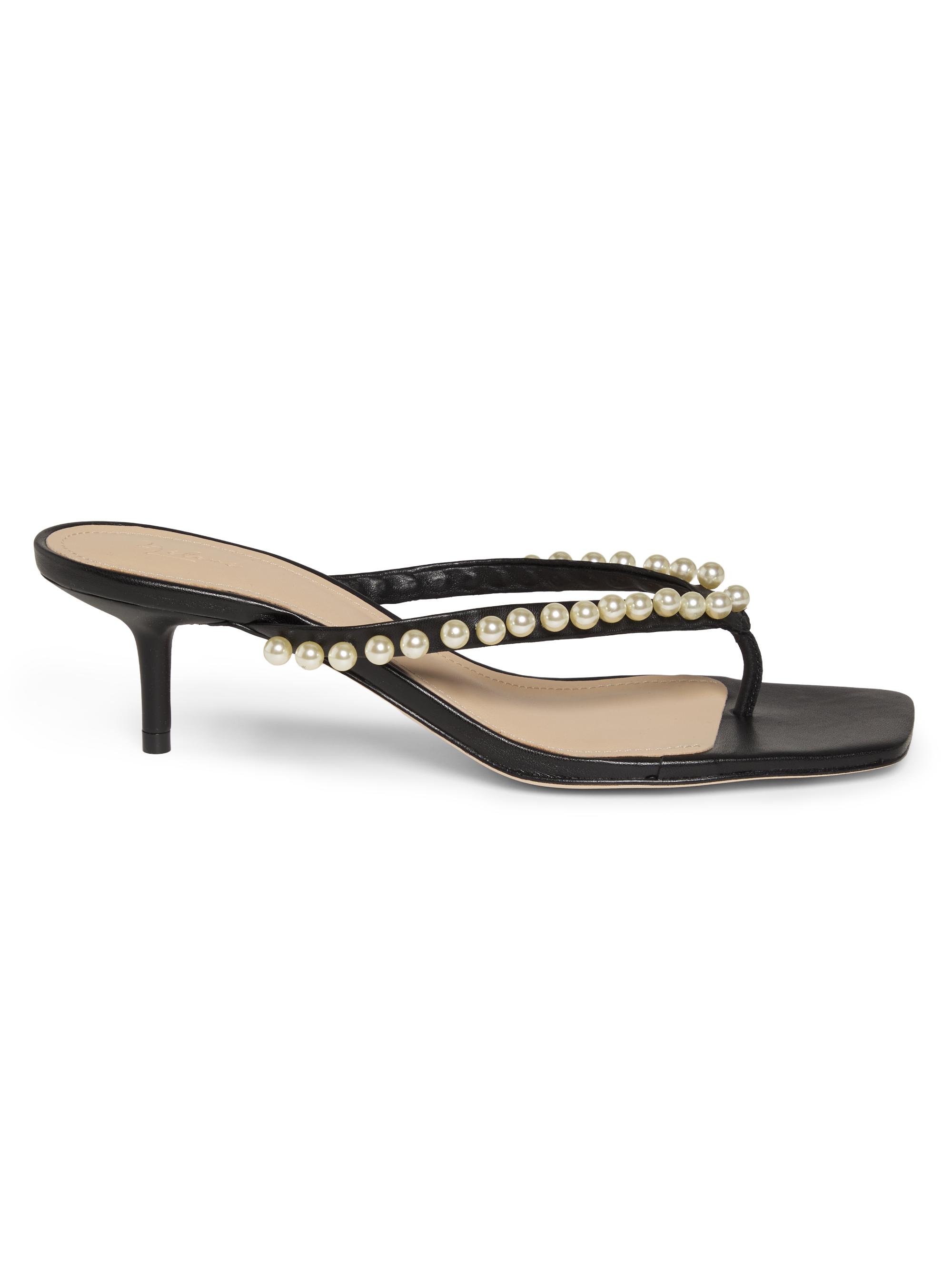 Fendi Fold 55MM Eel Skin Mules | Saks Fifth Avenue