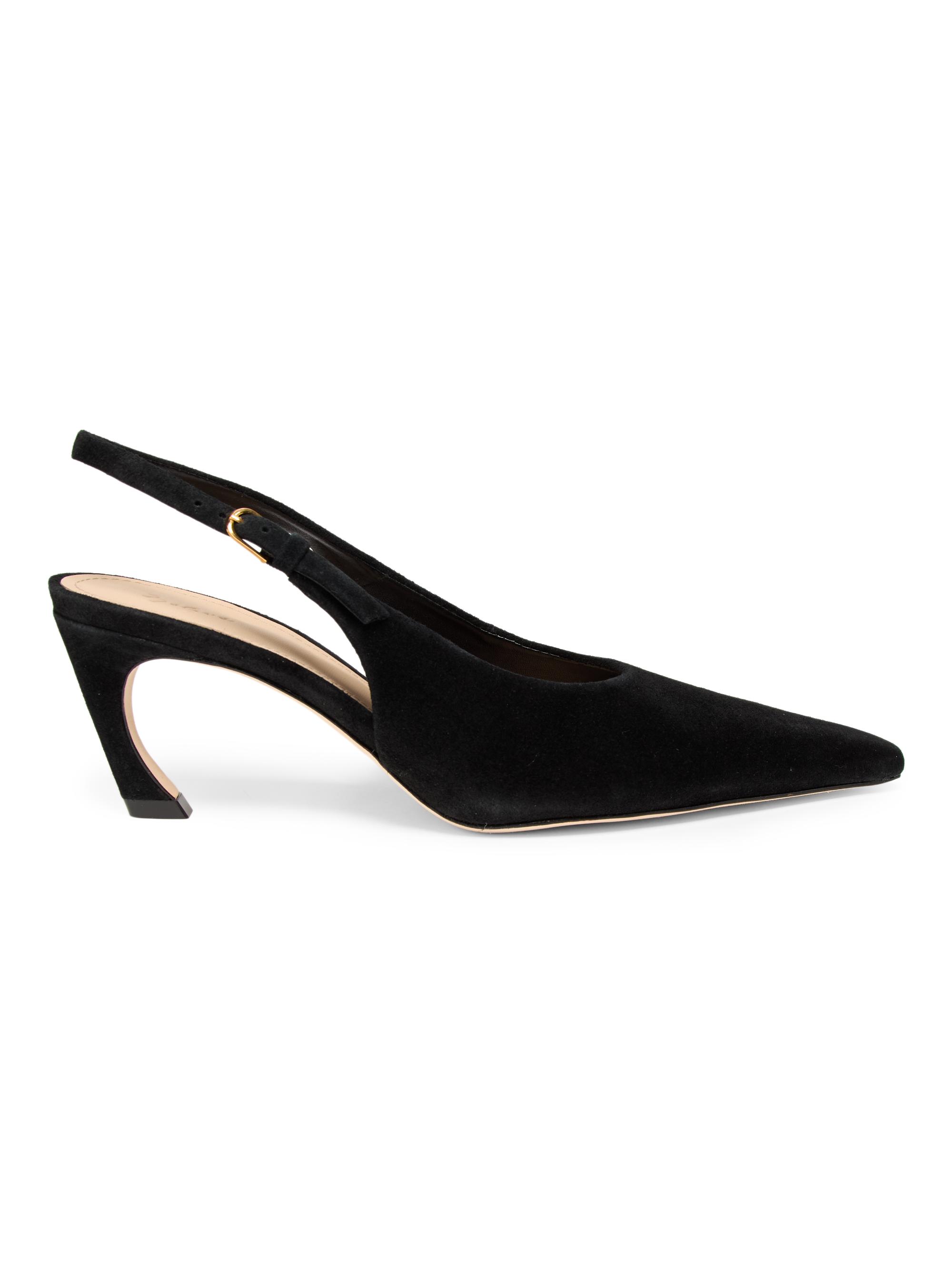 22élevé 65MM Suede Curved-Heel Pumps | Saks Fifth Avenue