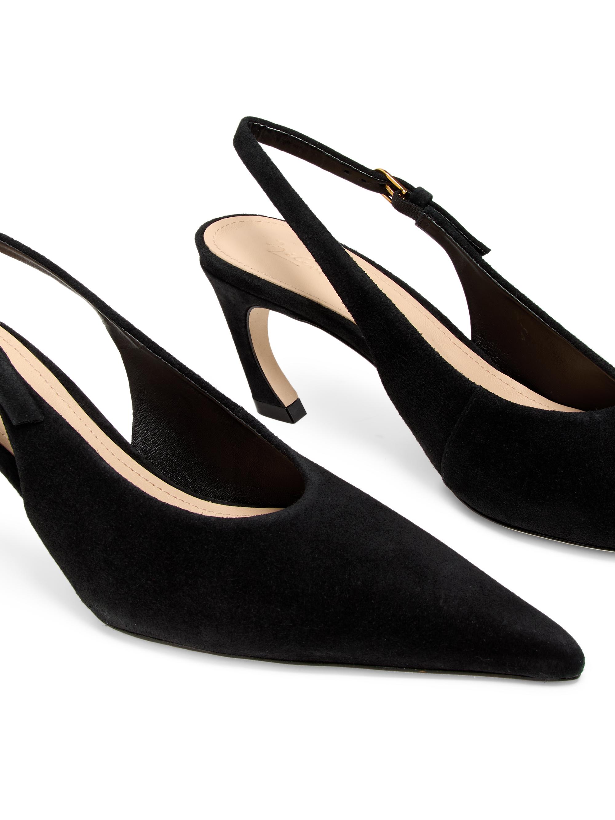 22élevé 65MM Suede Curved-Heel Pumps | Saks Fifth Avenue