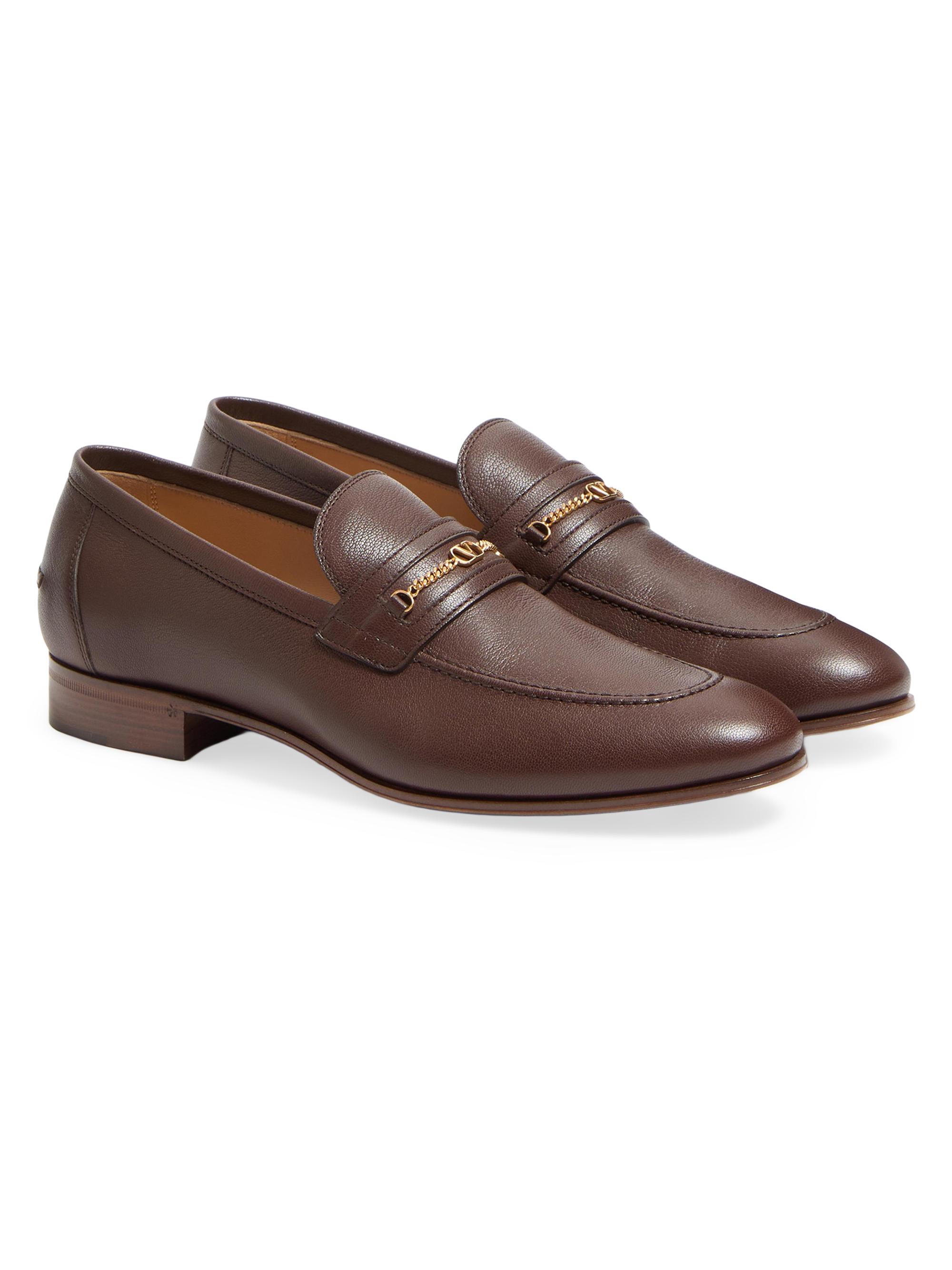 Valentino Garavani VLogo Signature Kidskin Moccasin Loafers | Saks