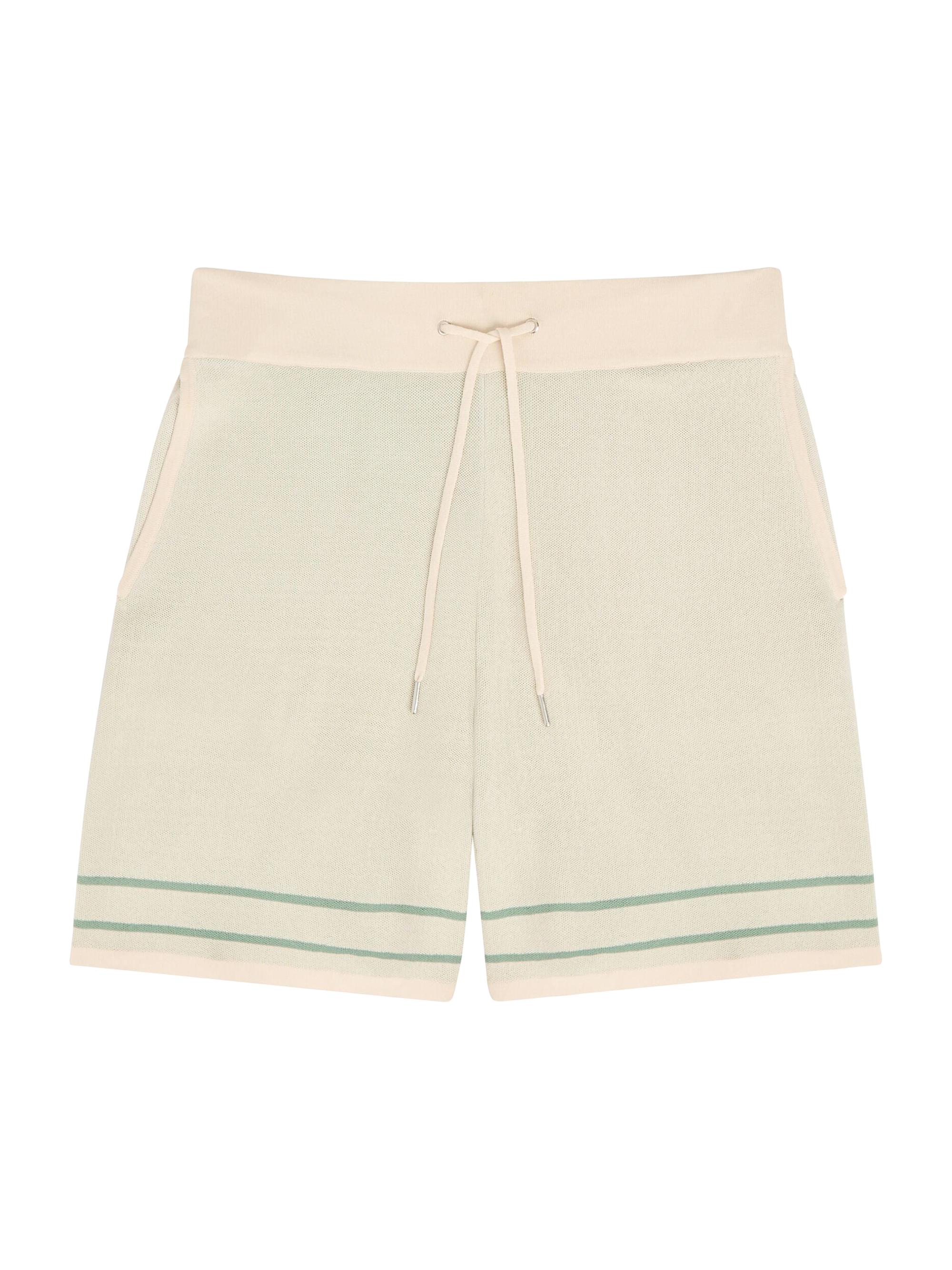 Ser.o.ya Men's Landon Knit Shorts - Eggshell