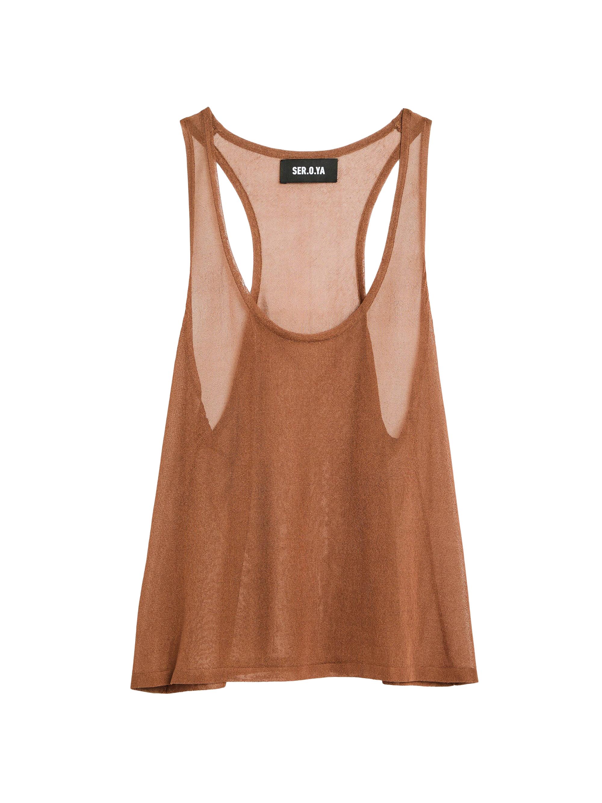 Ser.o.ya Women's Arianna Knit Top - Terracotta