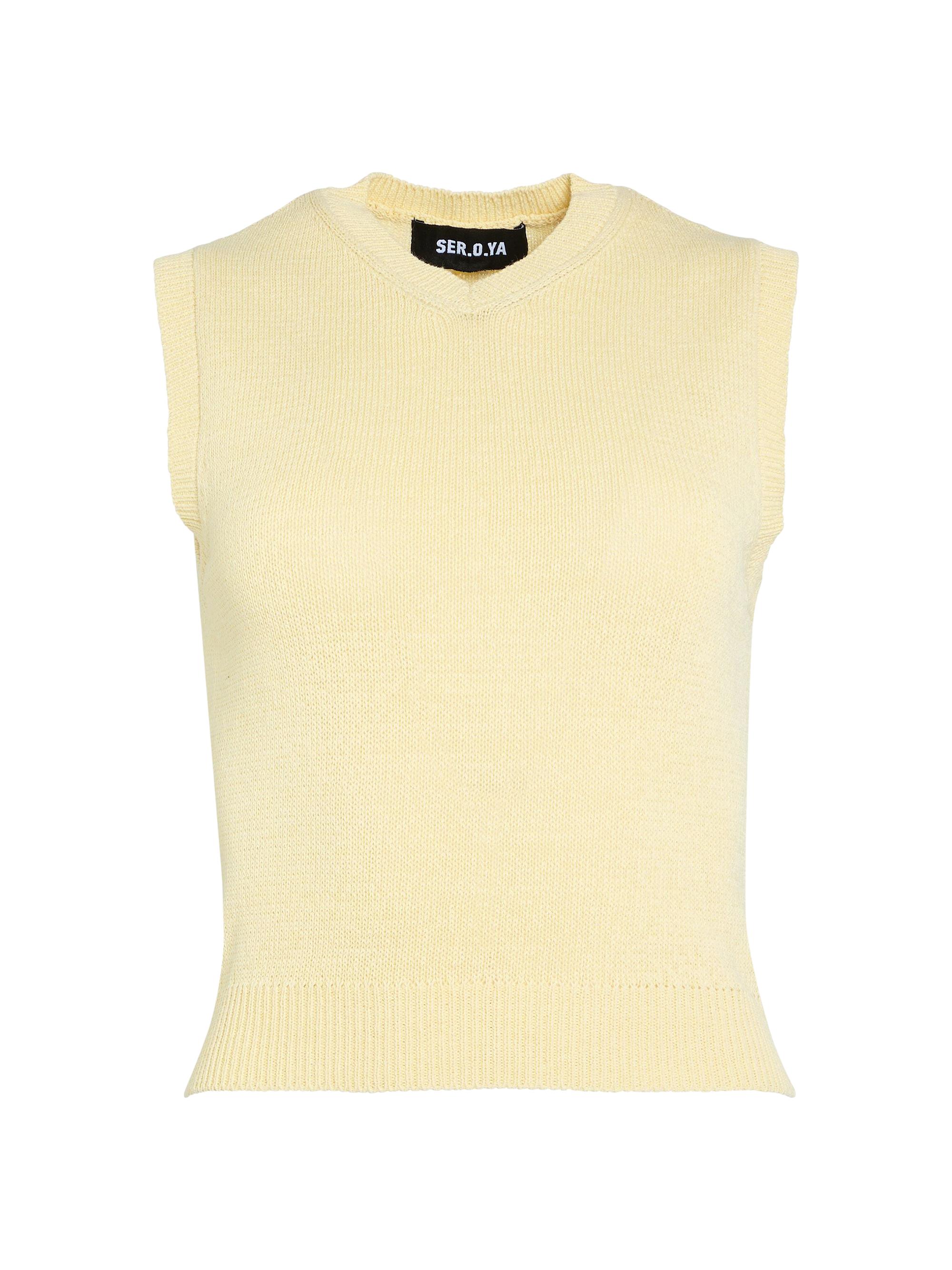 Ser.o.ya Women's Bebe Knit Vest Top - Pastel Yellow