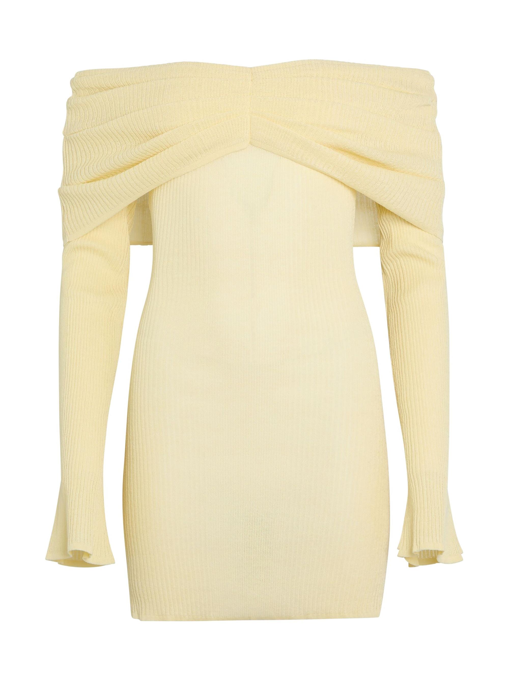 Ser.o.ya Women's Xen Knit Mini Dress - Pastel Yellow