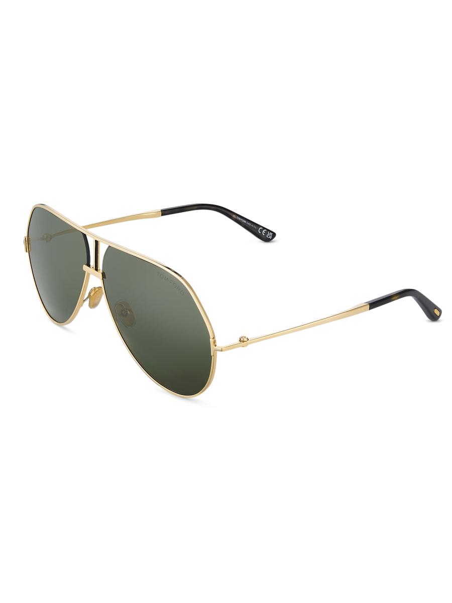 リッキートム TOM FORD Rickie 63MM Navigator Sunglasses | Saks Fifth Avenue