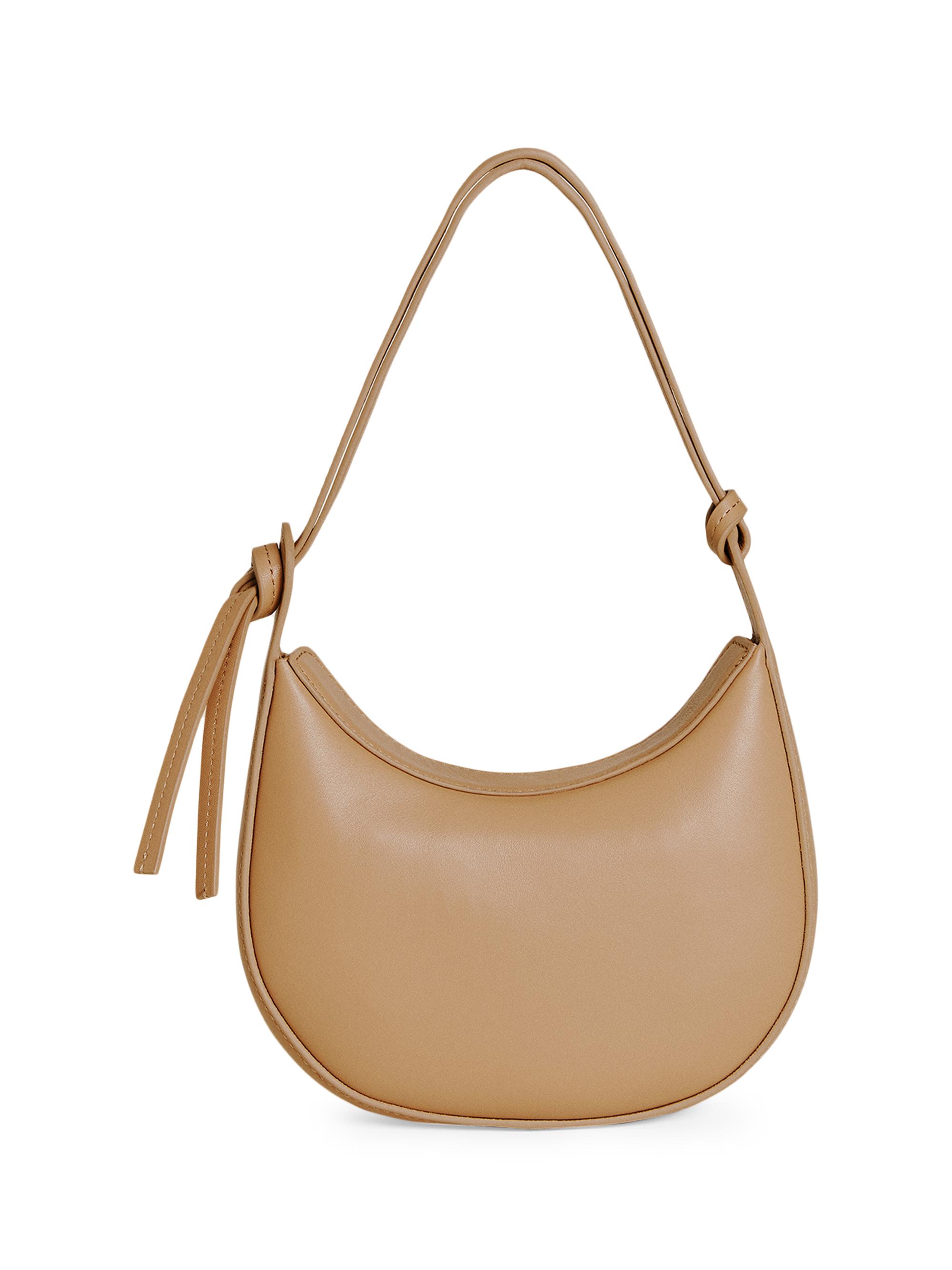 Reformation Women's Mini Rosetta Leather Shoulder Bag - Cappuccino Leather