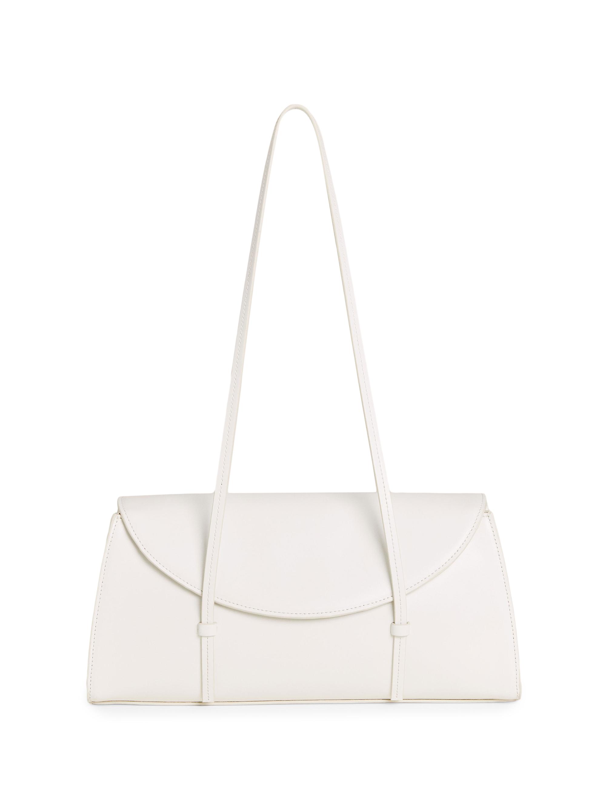 Cult Gaia Cosette Leaf Strap Leather Shoulder Bag | Saks Fifth Avenue